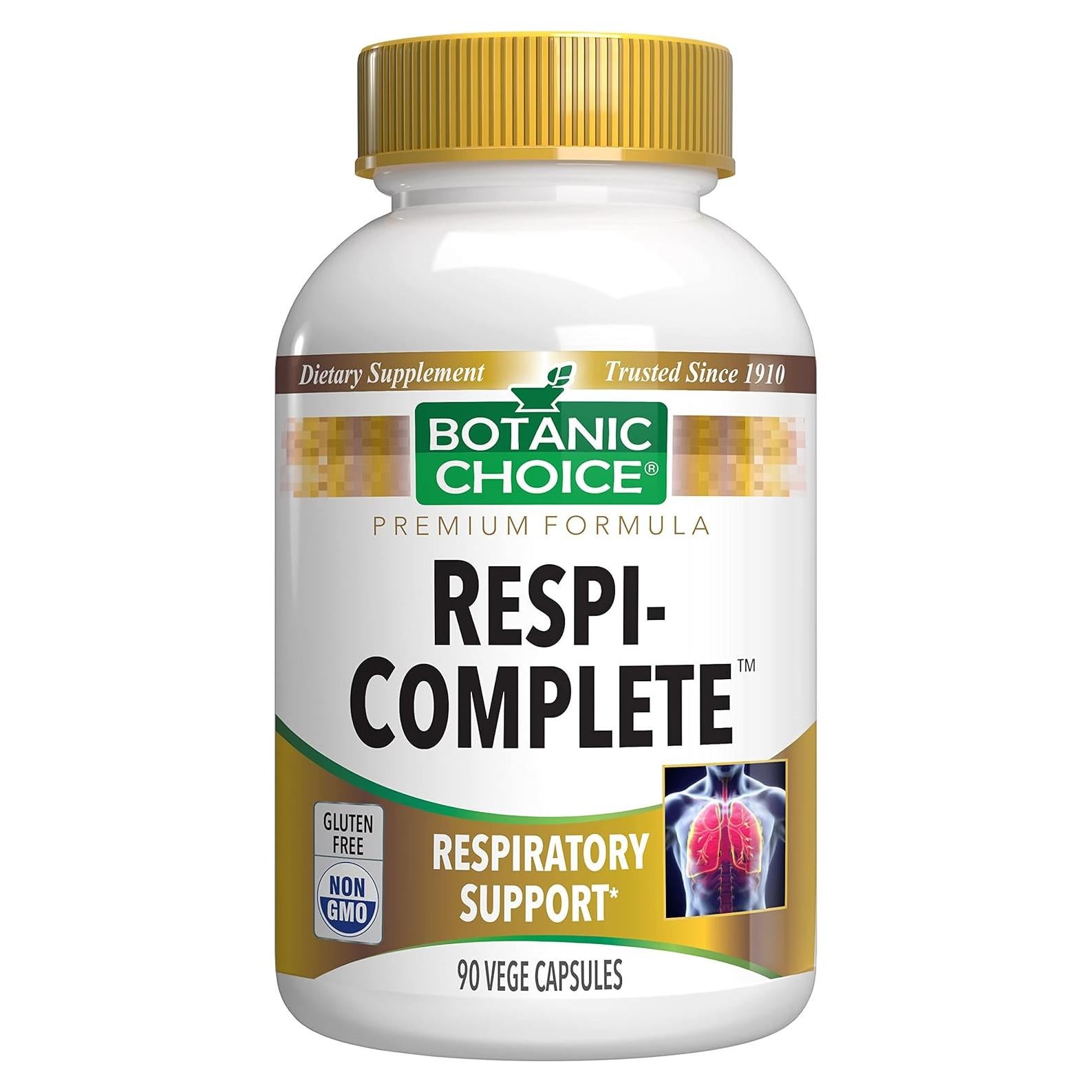 Suplemento Respiratorio Botanic Choice Respi-Complete 90 Cápsulas