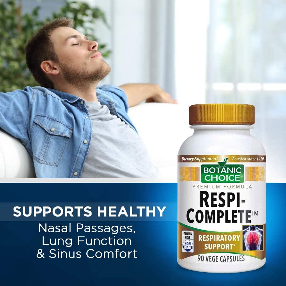 Suplemento Respiratorio Botanic Choice Respi-Complete 90 Cápsulas