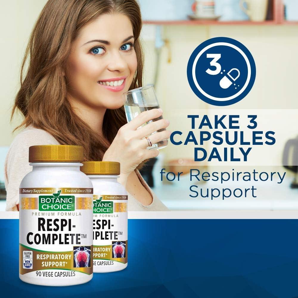 Suplemento Respiratorio Botanic Choice Respi-Complete 90 Cápsulas