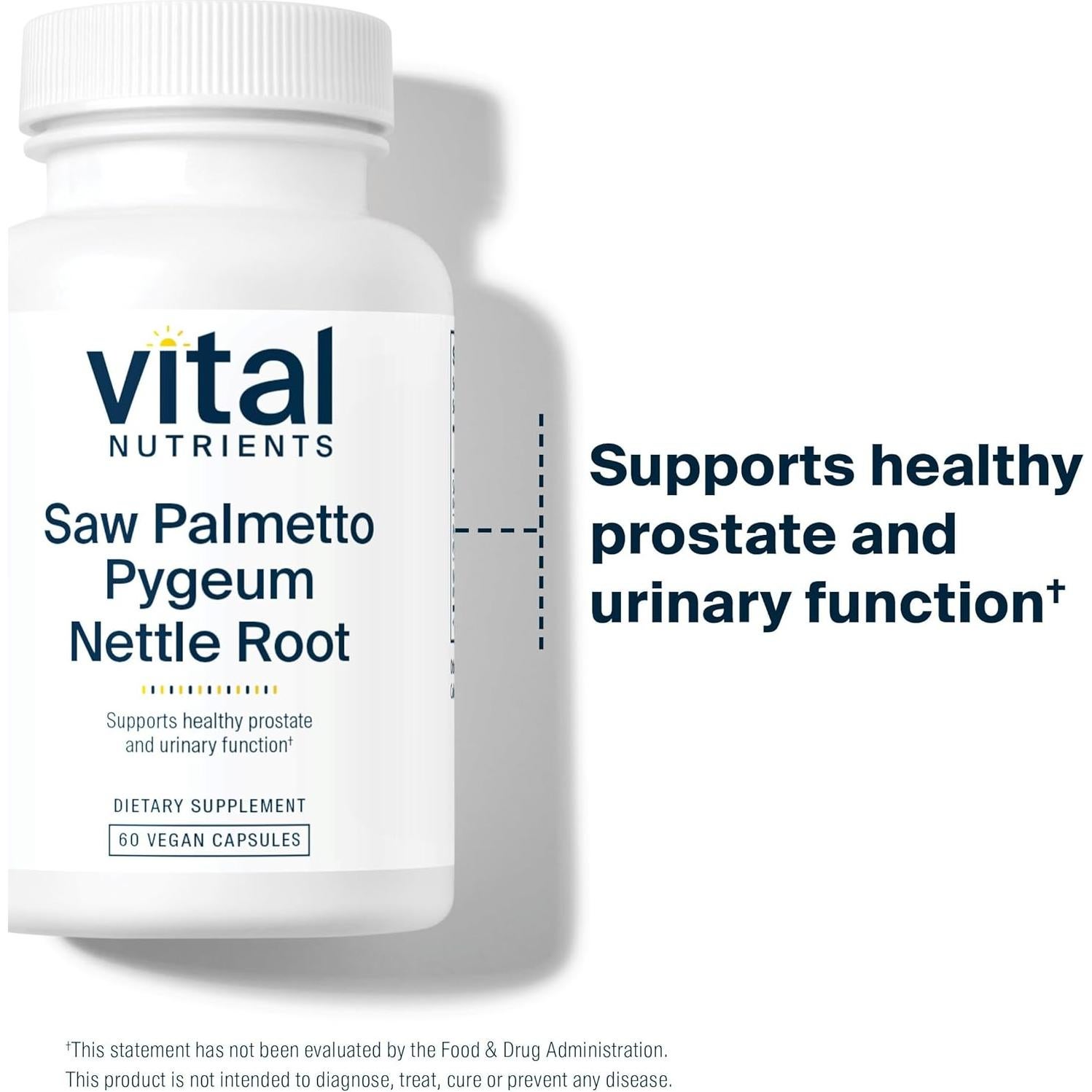 Suplemento Prostático Vegano Nutrientes Vitales 60 Cápsulas