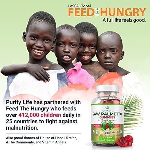 Gominolas de Palmetto Sostenible Purify Life 300mg - Suplemento DHT