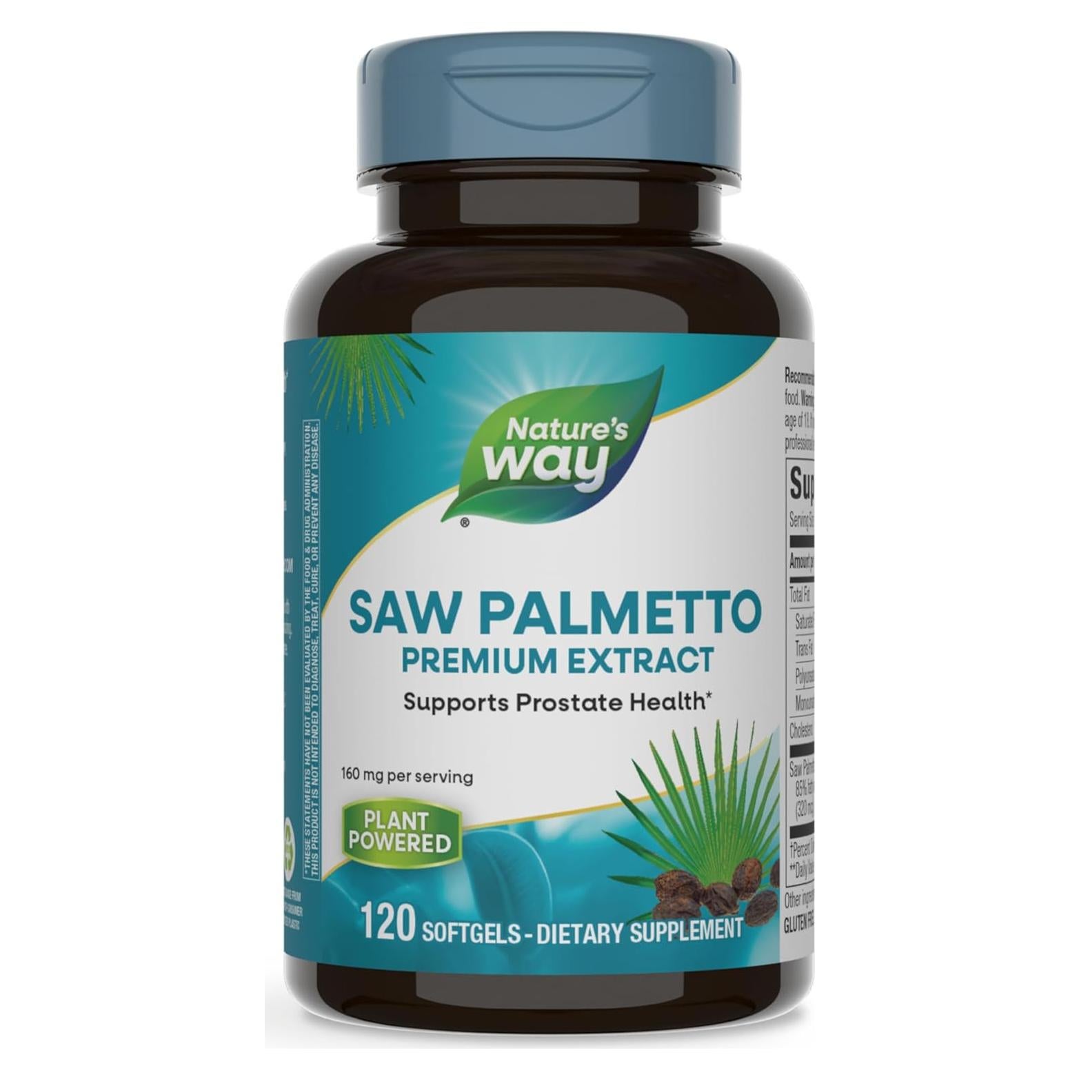 Extracto de Saw Palmetto Nature's Way 160 mg 120 Gelatinas