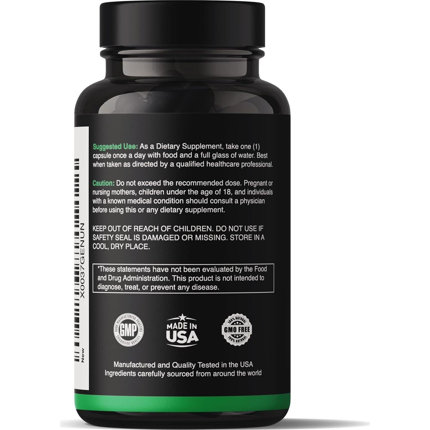 Suplemento de Saw Palmetto Natgrown 500mg - 120 Cápsulas Veganas