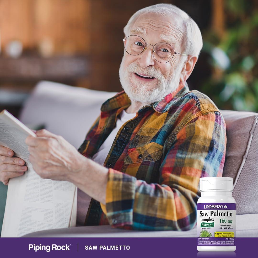 Lindberg Saw Palmetto 160mg 60 Gelatinas Blandas Suplemento