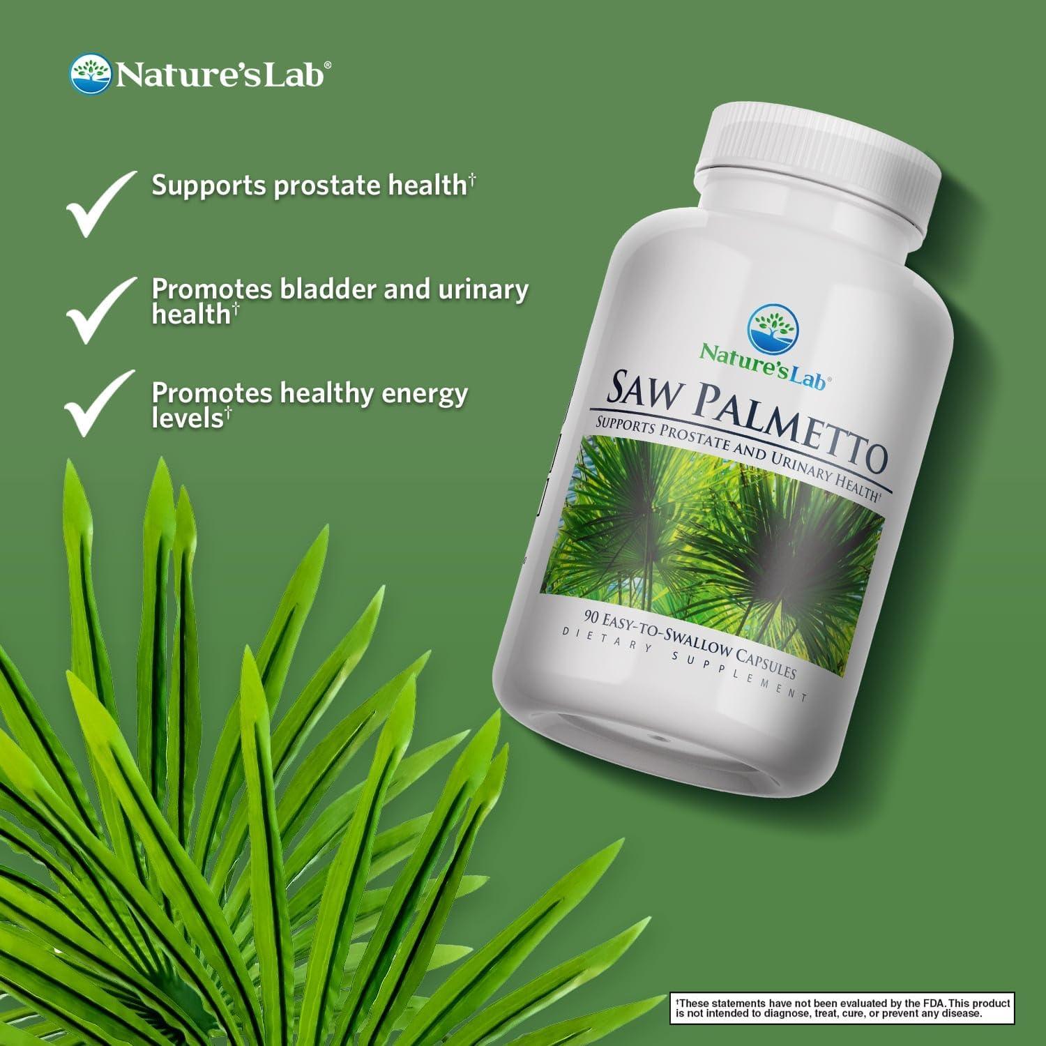 Saw Palmetto 450mg Laboratorio de la Naturaleza - 90 Cápsulas Veganas