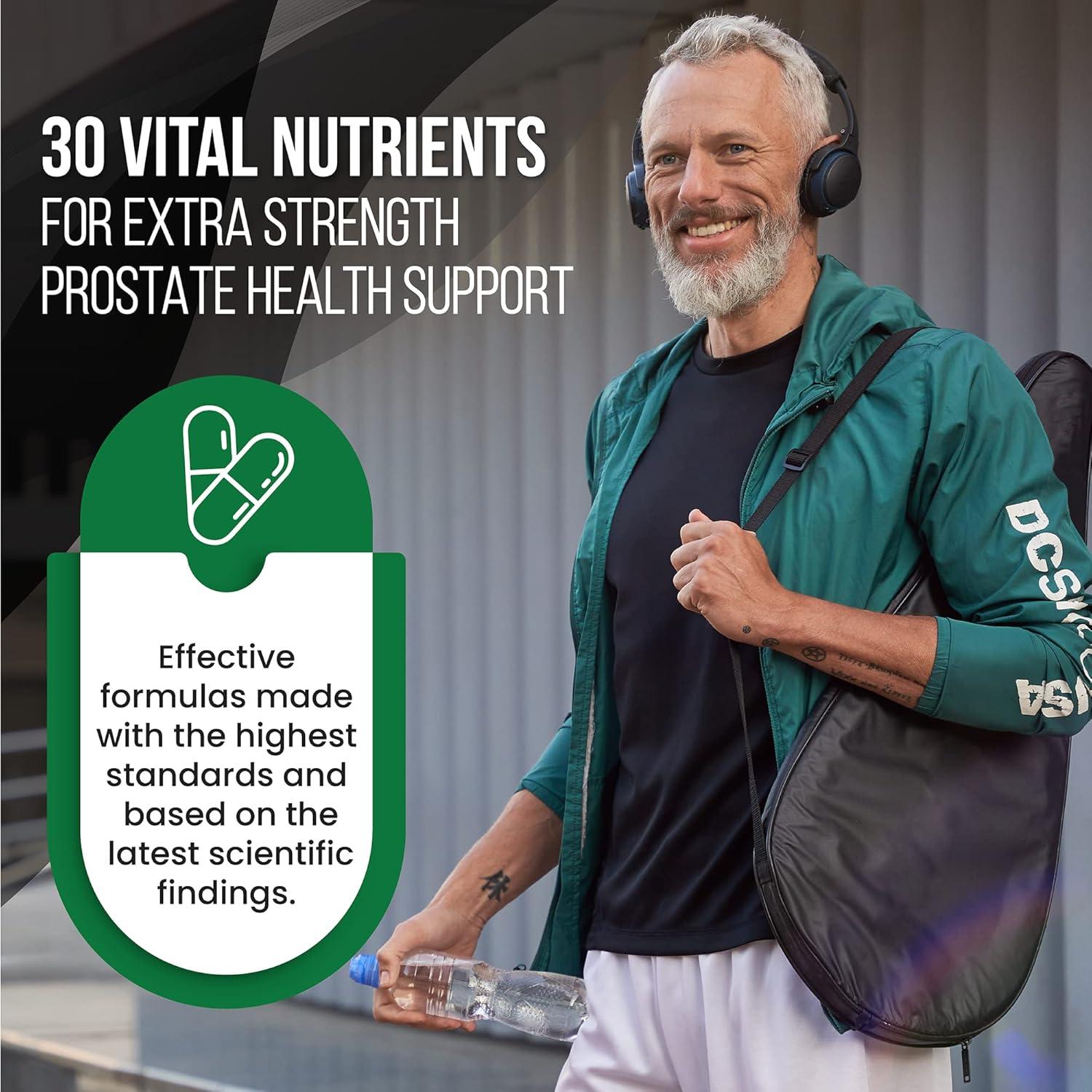 Suplemento Prostático Saw Palmetto Construido por Naturaleza 60 Cápsulas