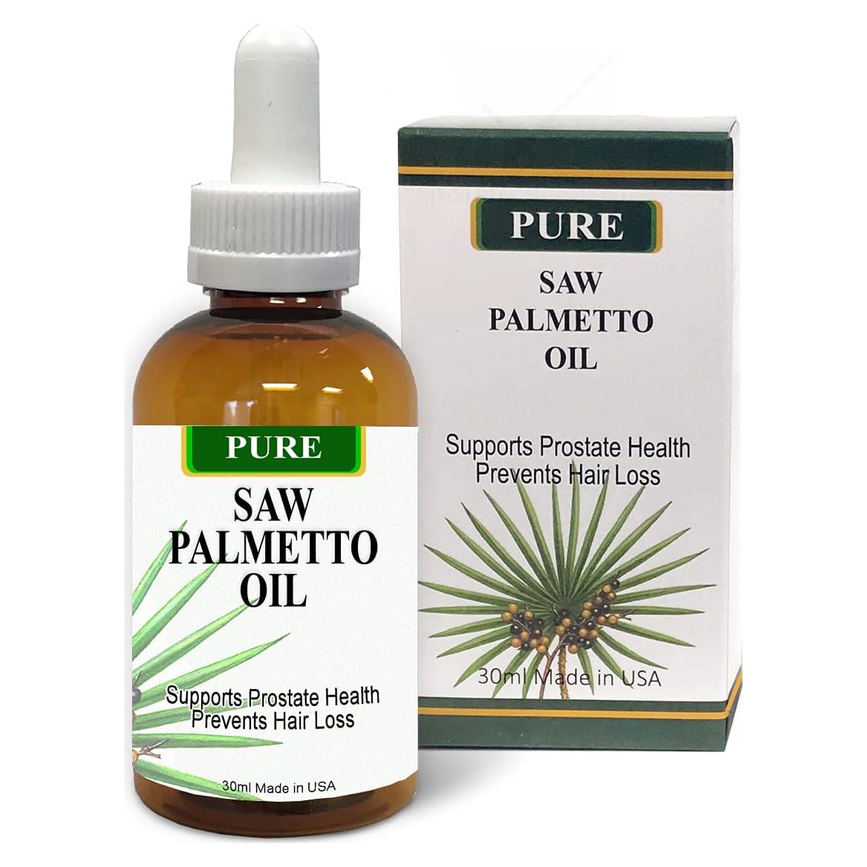 Aceite de Palma Enana Pura Orgánico 30 ml - Apoyo Prostático