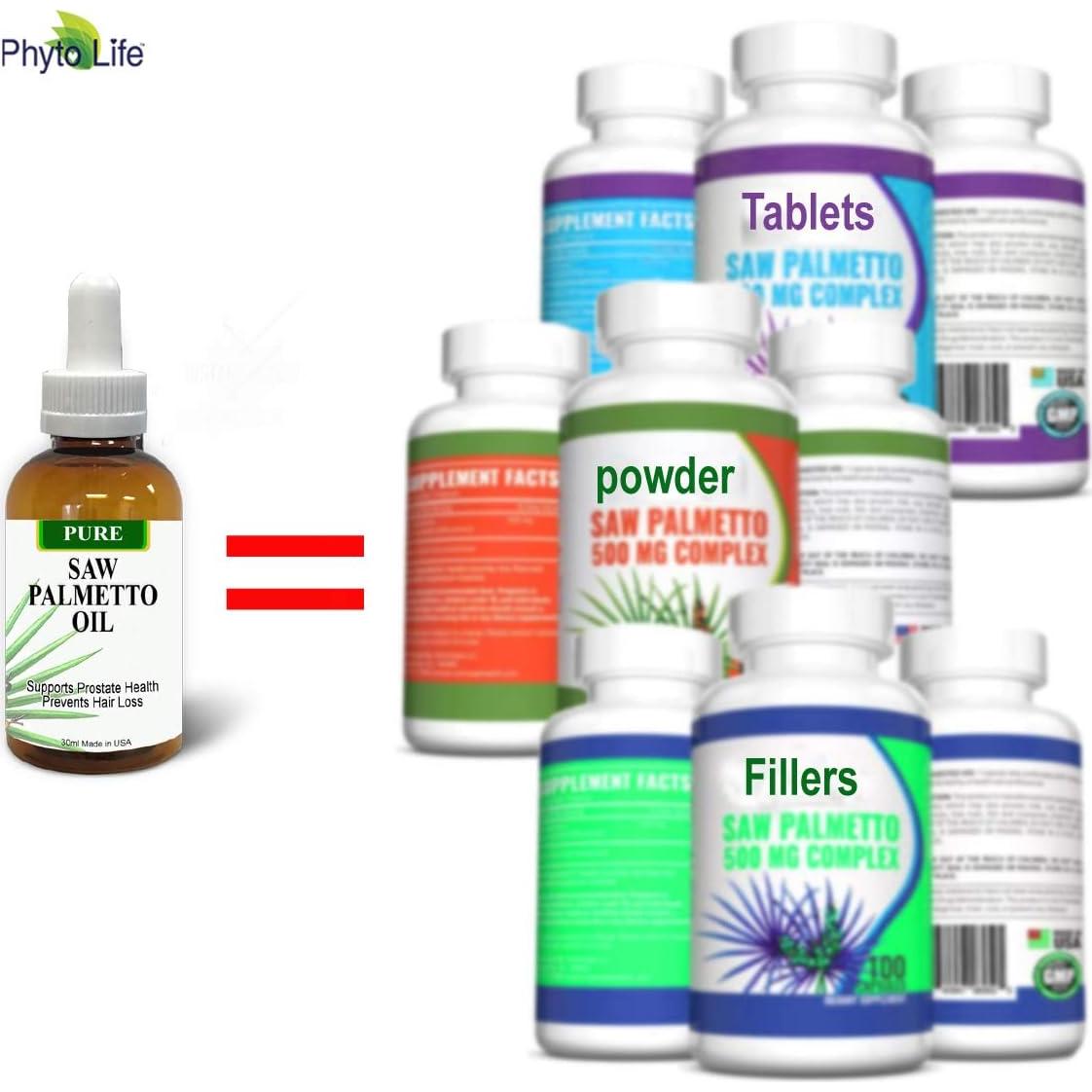 Aceite de Palma Enana Pura Orgánico 30 ml - Apoyo Prostático