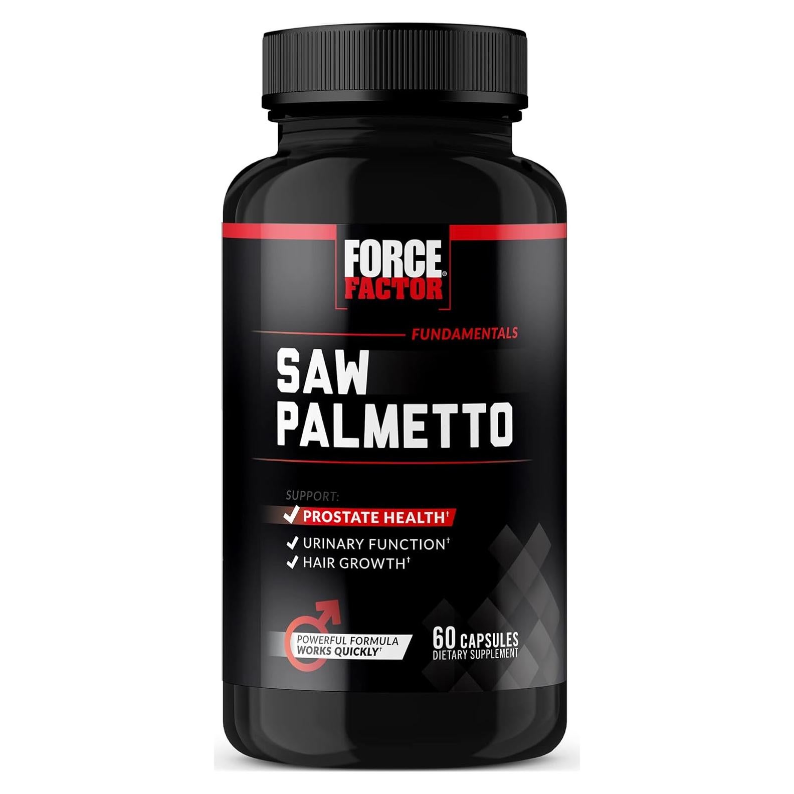 Suplemento Saw Palmetto Factor de Fuerza 60 Cápsulas - Salud Prostática