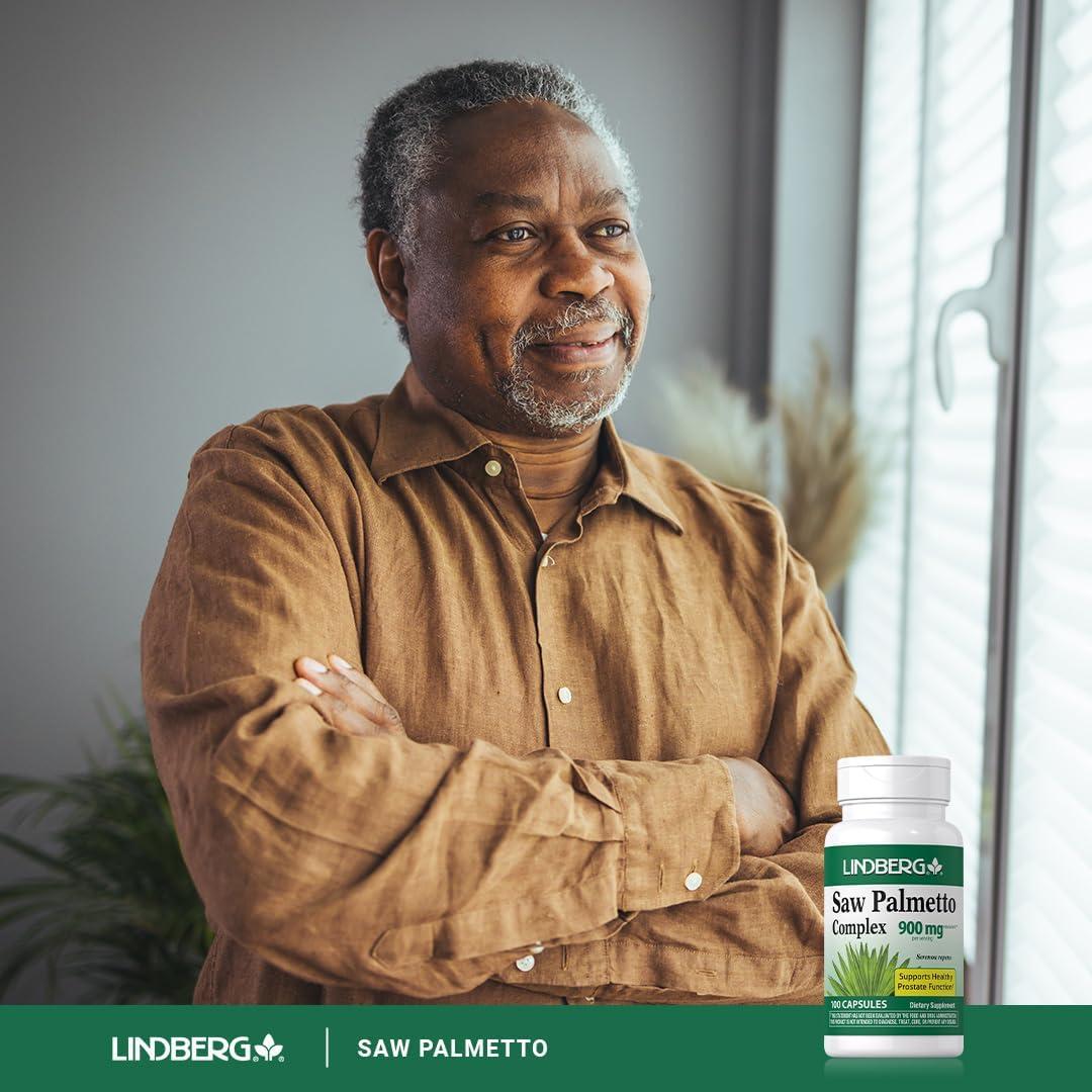 Extracto de Saw Palmetto Lindberg 900 mg 100 Cápsulas Rápidas