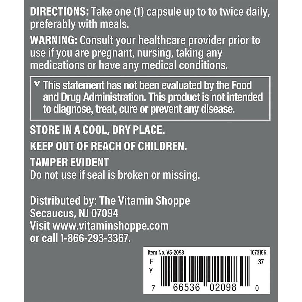 Berries de Saw Palmetto The Vitamin Shoppe 540mg 300 Cápsulas