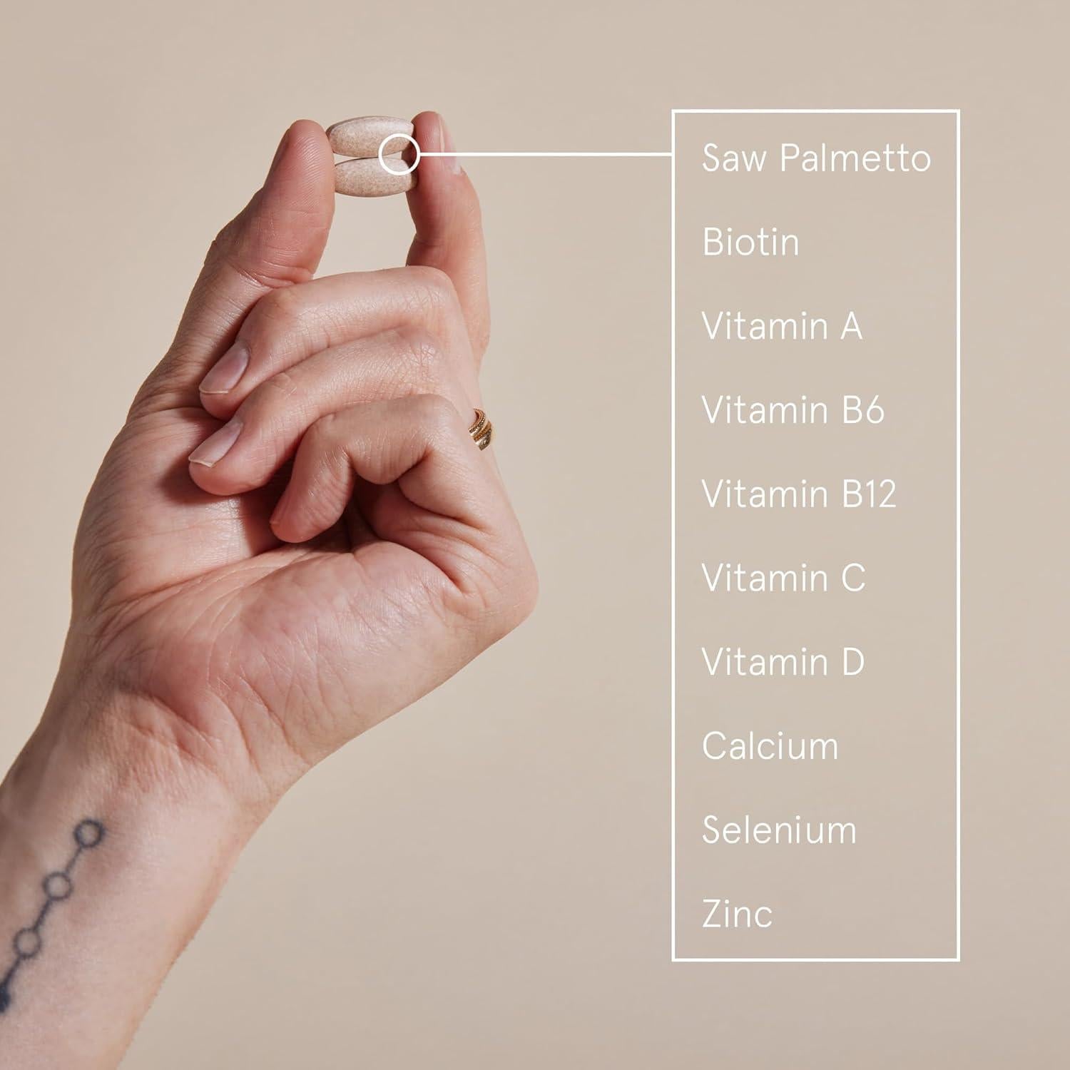 Suplemento Diario para el Cabello Keeps 180 Tabletas - Biotina y Vitaminas