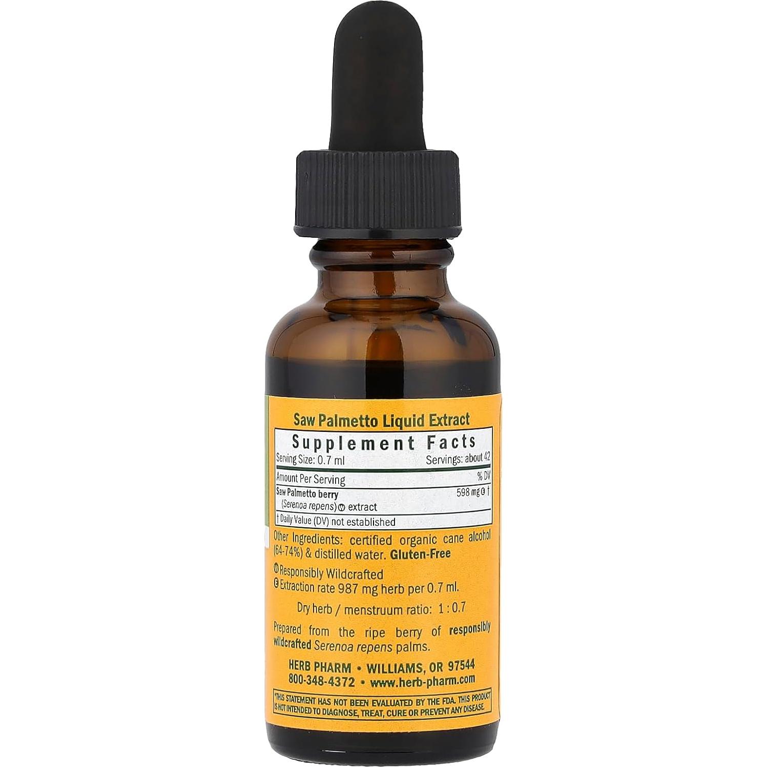 Extracto Líquido de Baya de Saw Palmetto Herb Pharm 30ml