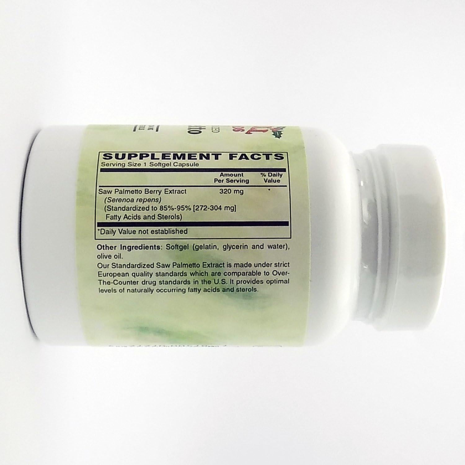 Palmetto Enano Estandarizado EuroMed 320 MG - 60 Gelatinas Blandas