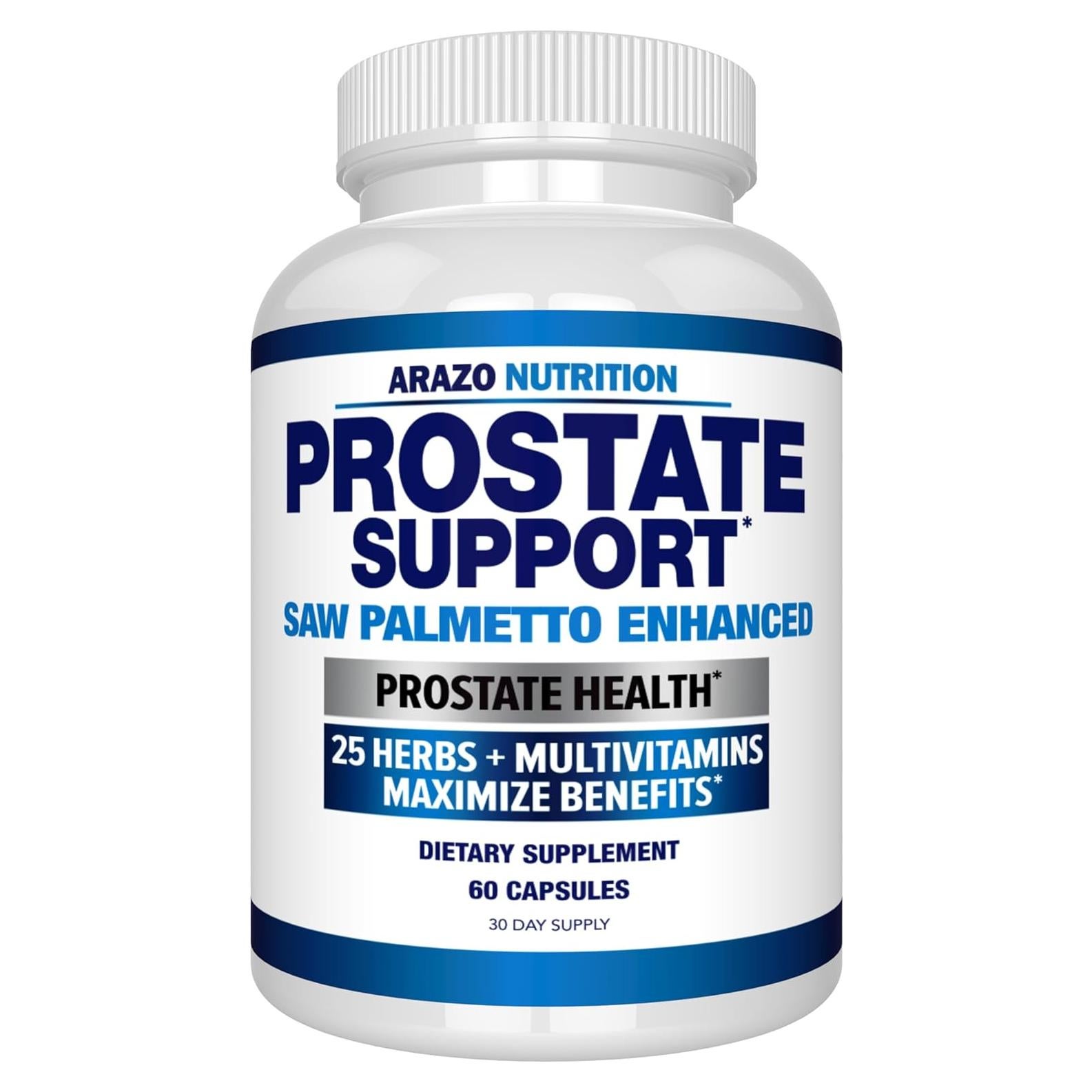 Suplemento Prostate Arazo Nutrition - Saw Palmetto 30 Cápsulas
