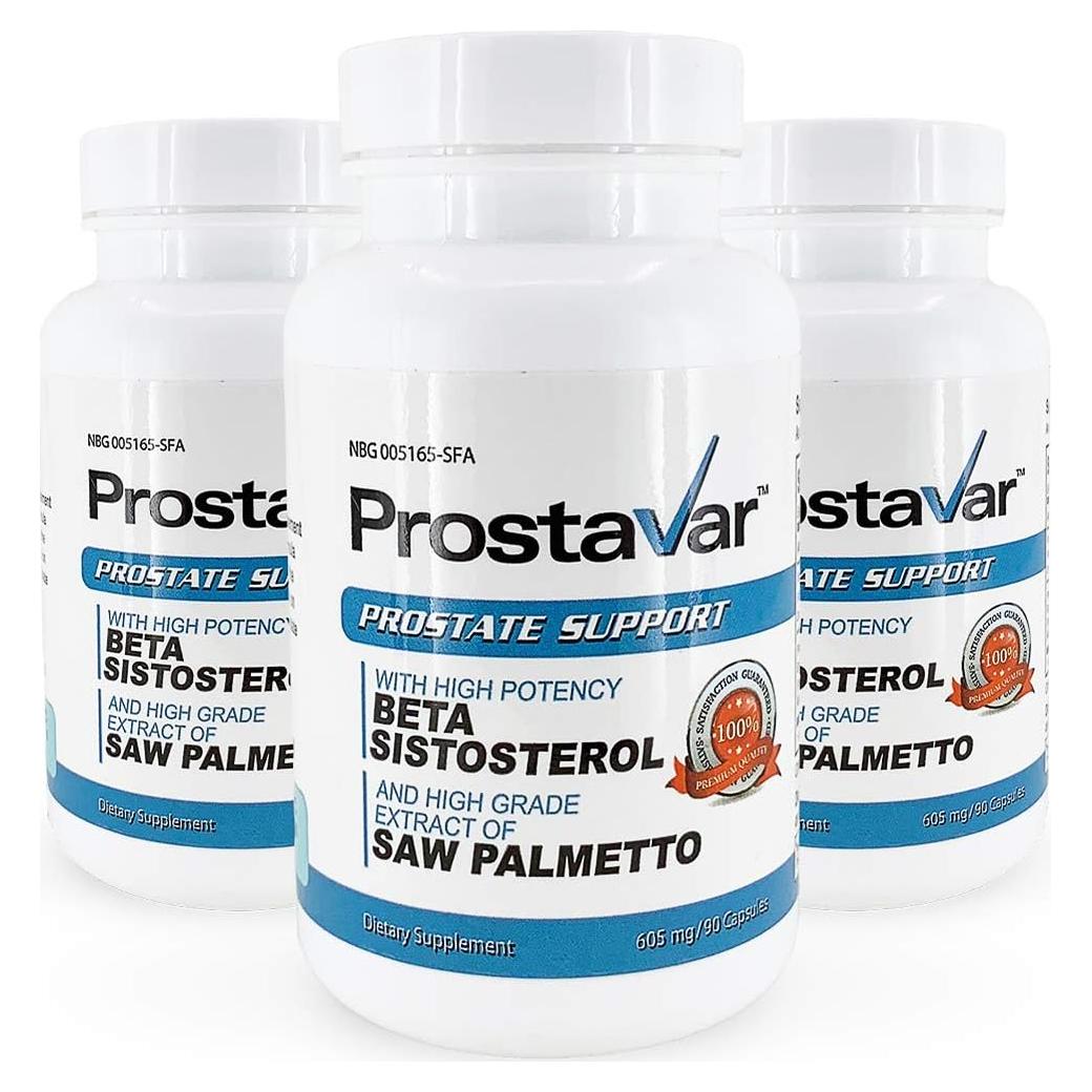 Suplemento Prostático Prostavar - 90 Cápsulas con Palma Enana