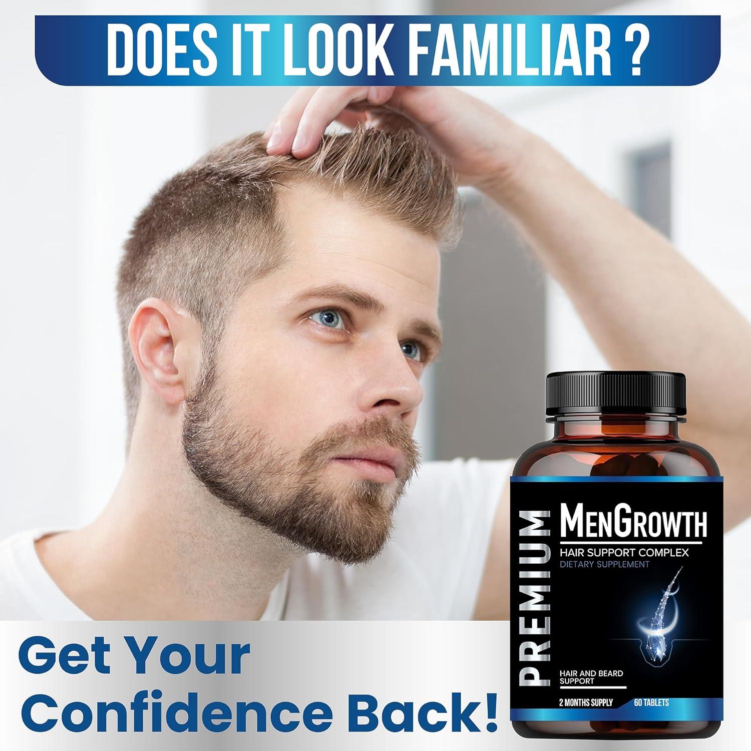 Vitaminas para Crecimiento de Cabello y Barba NutraPro 60 Tabletas