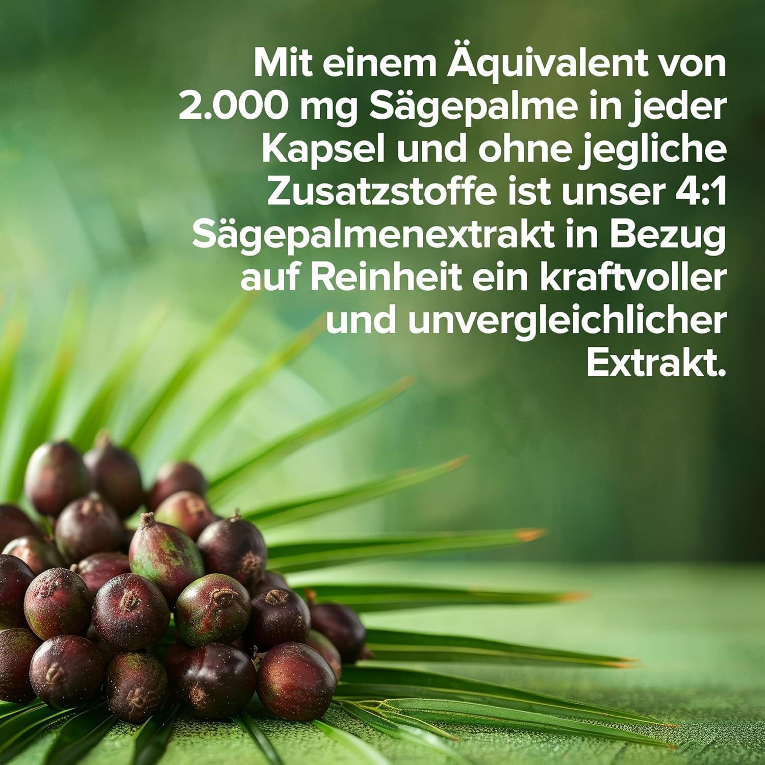 Suplemento Prostate Orzax 2000 mg con Saw Palmetto - 120 Cápsulas Veganas