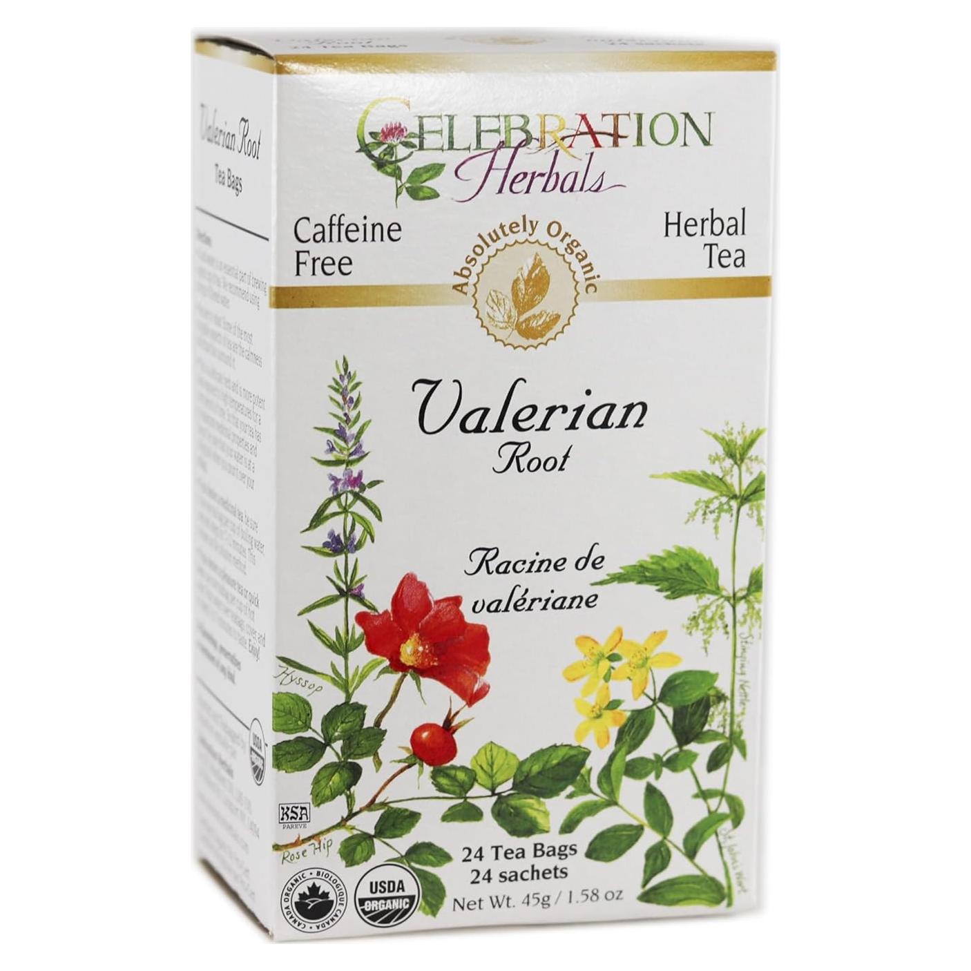 Té de Hierbas Raíz de Valeriana Celebration Herbals 24 Unidades