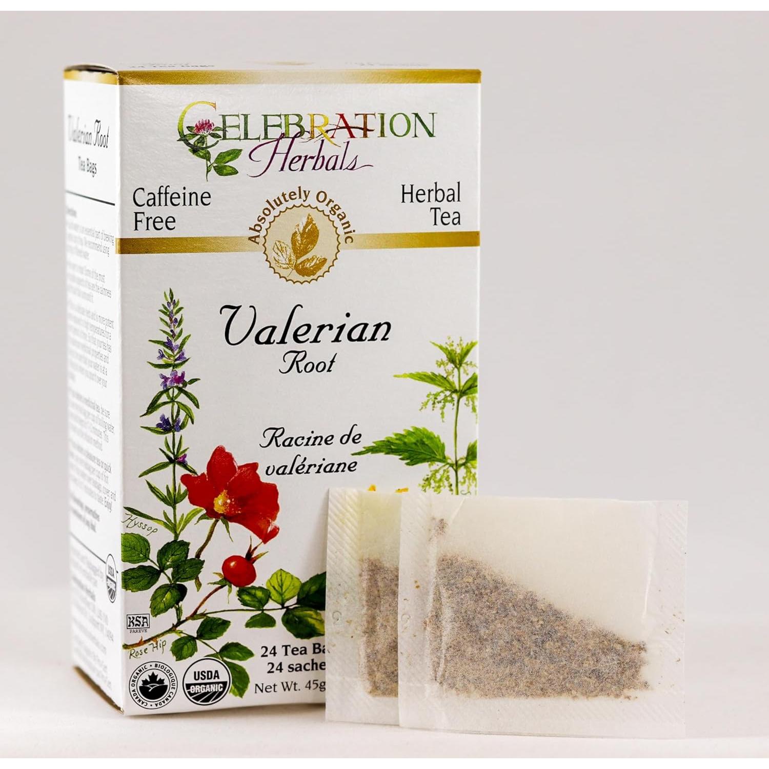 Té de Hierbas Raíz de Valeriana Celebration Herbals 24 Unidades