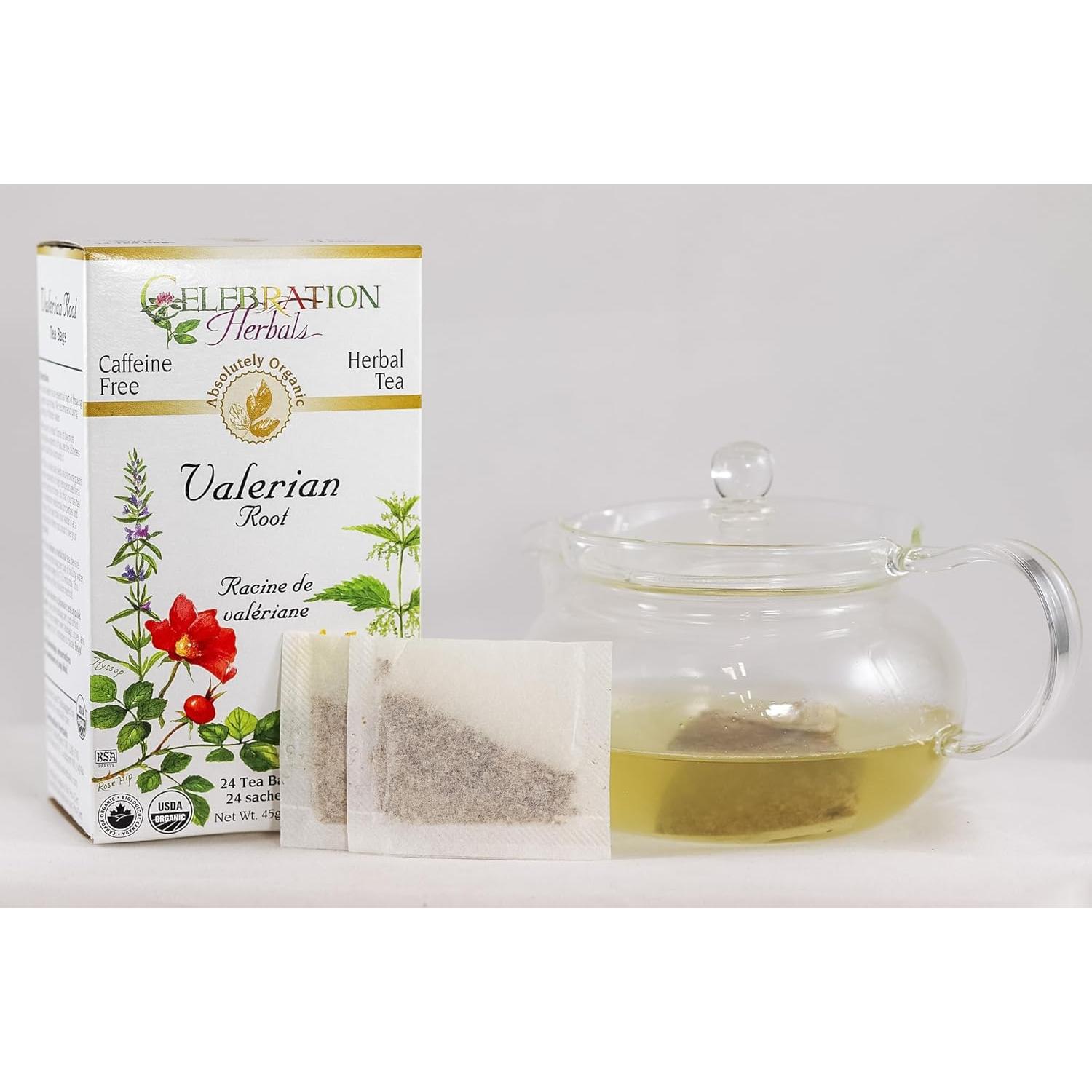 Té de Hierbas Raíz de Valeriana Celebration Herbals 24 Unidades
