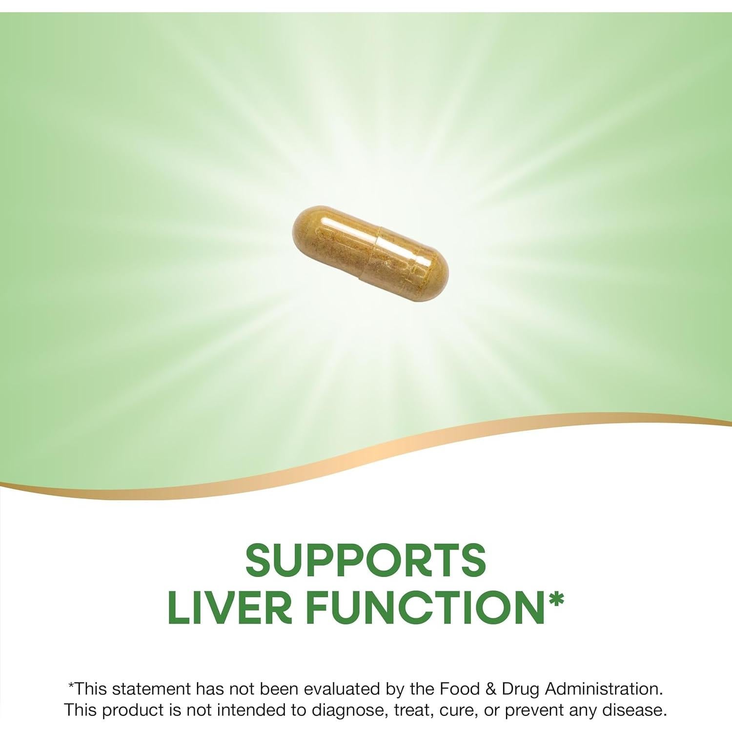 Extracto de Cardo Mariano Nature's Way 100 Cápsulas Veganas