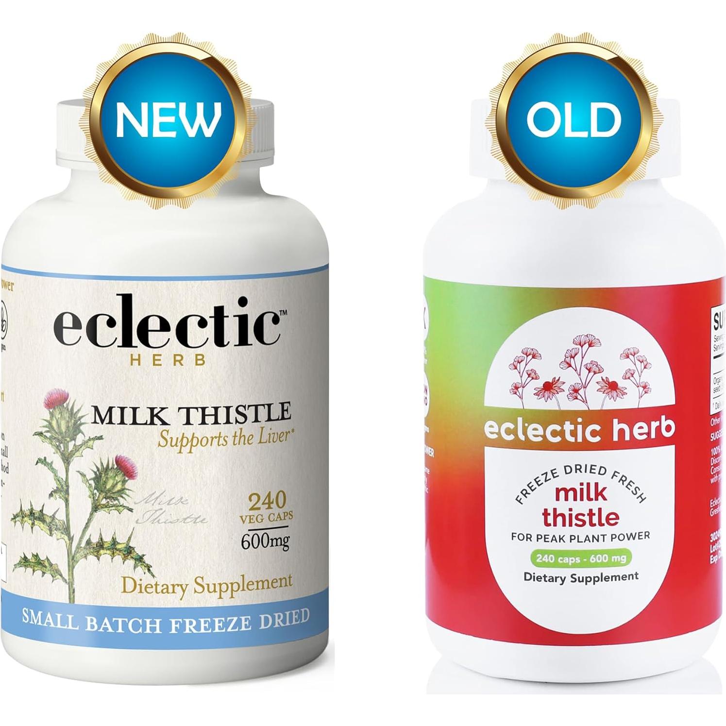 Leche de Cardo Liofilizada Cruda Eclectic Institute 240 Cápsulas