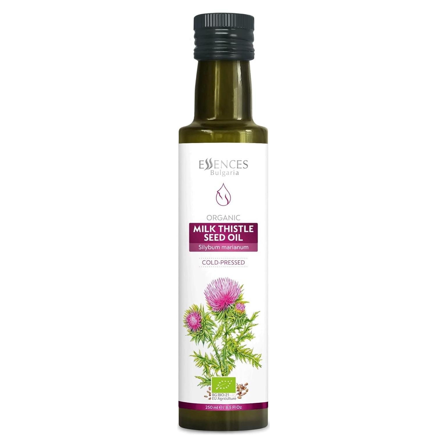 Aceite de Cardo Mariano Orgánico Essences Bulgaria 250ml - 100% Natural