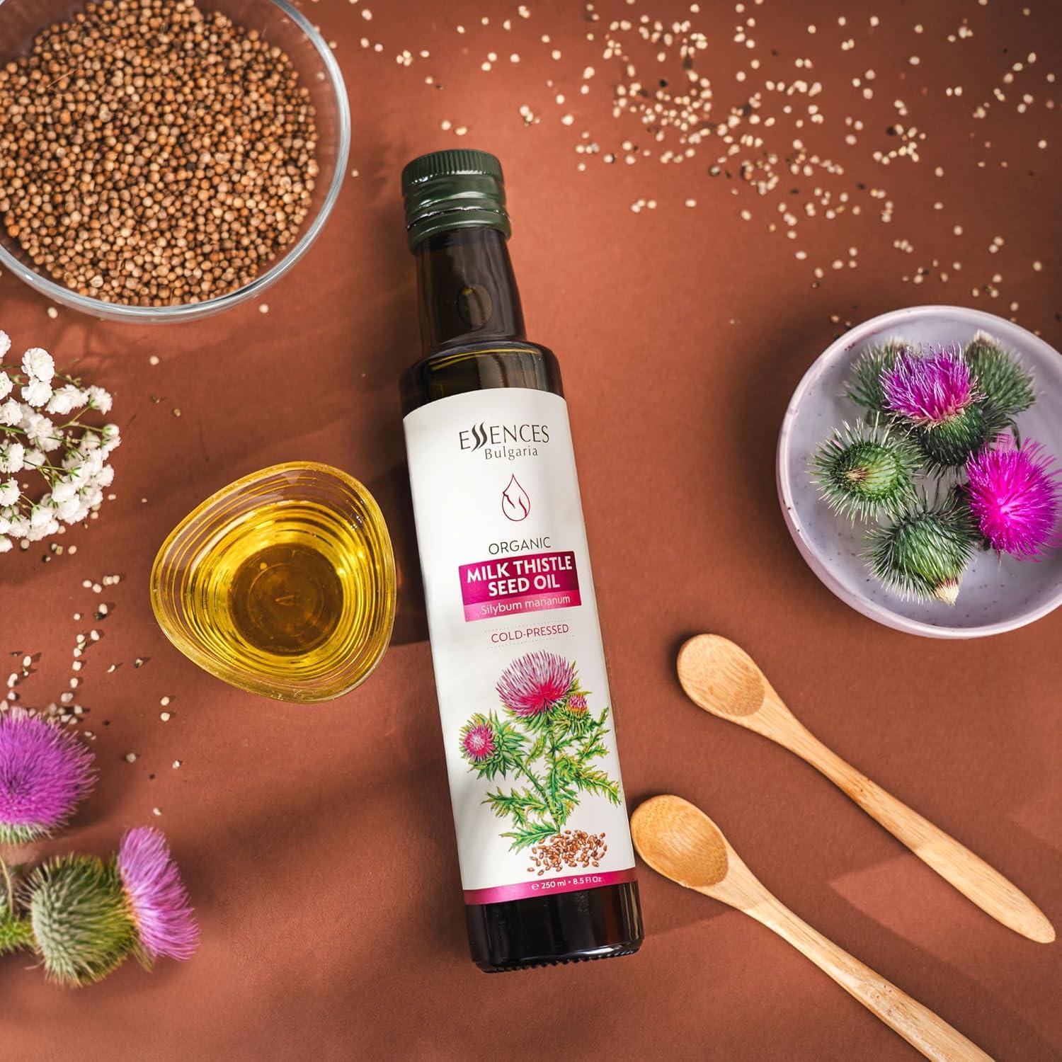 Aceite de Cardo Mariano Orgánico Essences Bulgaria 250ml - 100% Natural