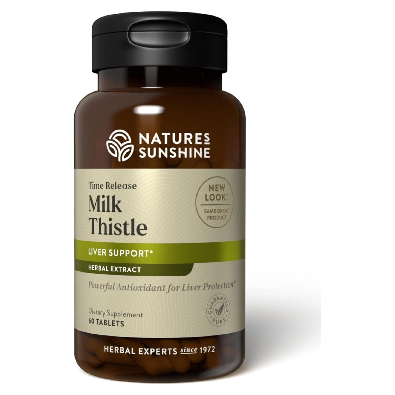 Extracto de Cardo Mariano Nature's Sunshine 60 Tabletas 81g