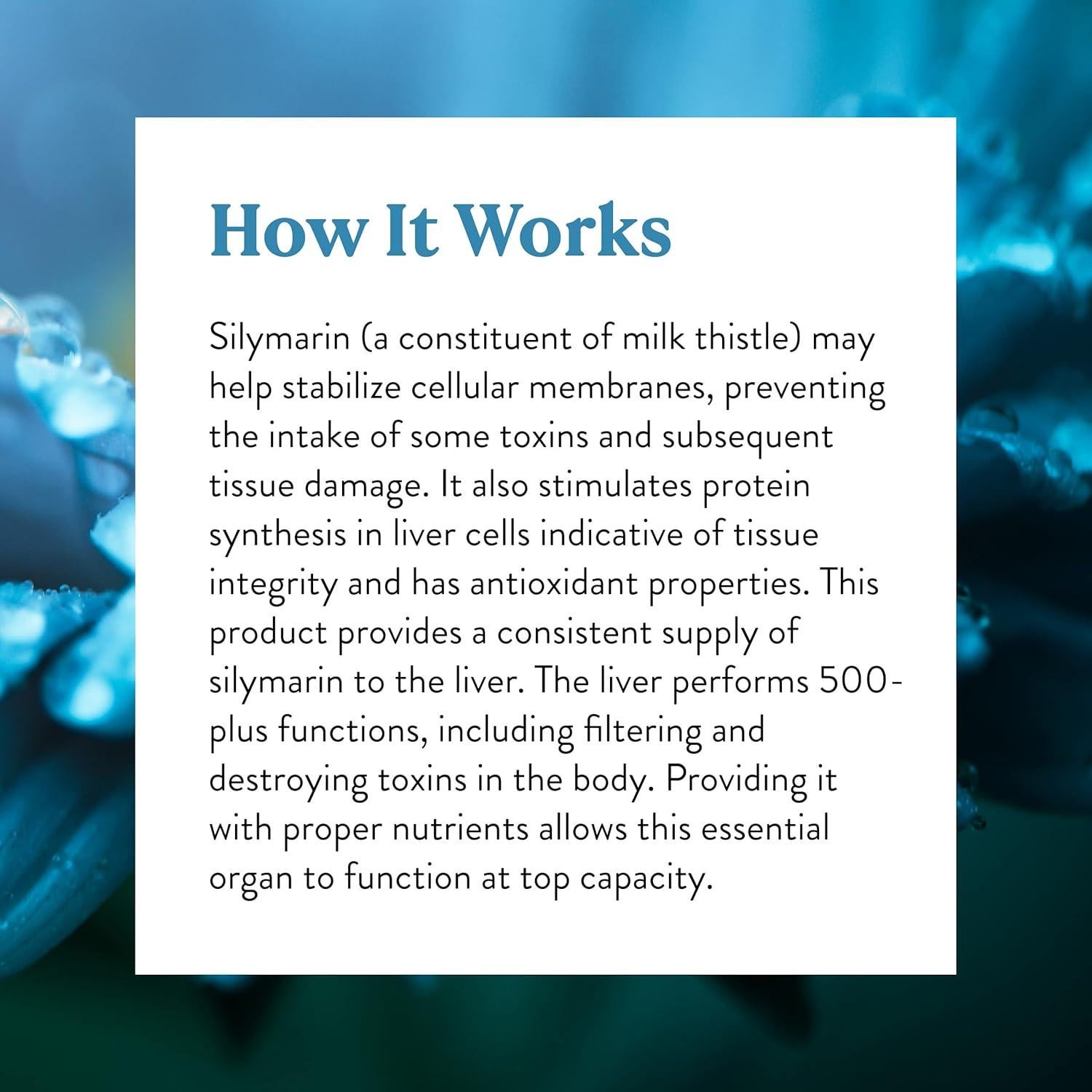 Extracto de Cardo Mariano Nature's Sunshine 60 Tabletas 81g