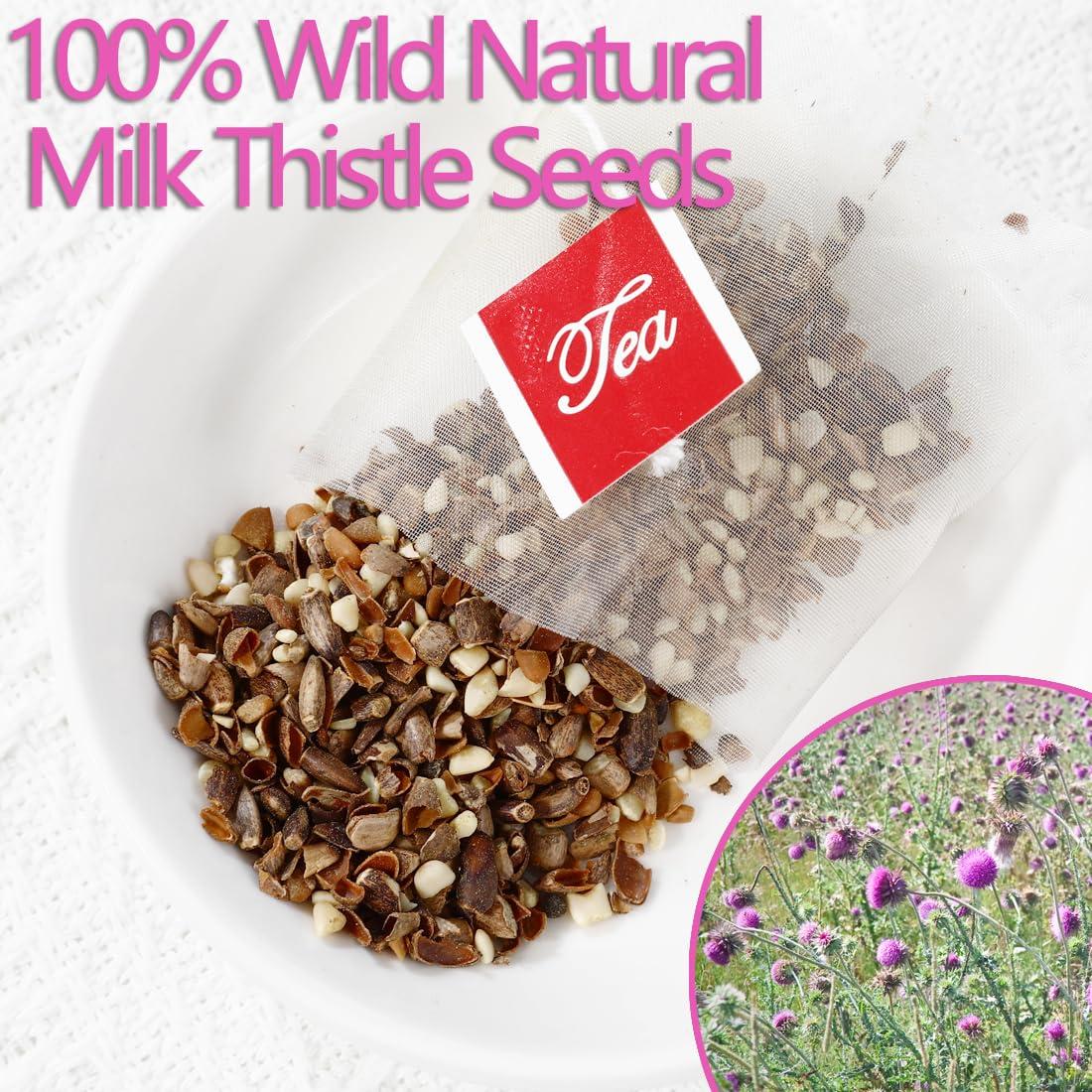 Té de Cardo Lechero Premium 100 Bolsitas YILINSHA 100% Natural