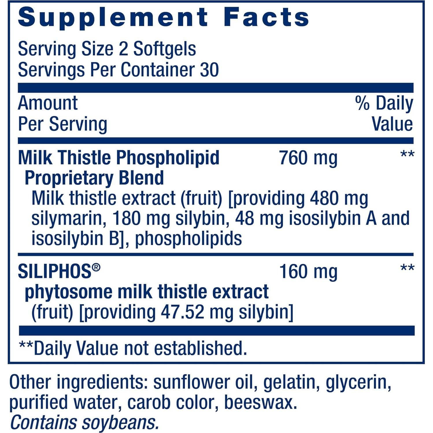 Suplemento Cardo Mariano Avanzado Extensión de Vida 60 gelatinas