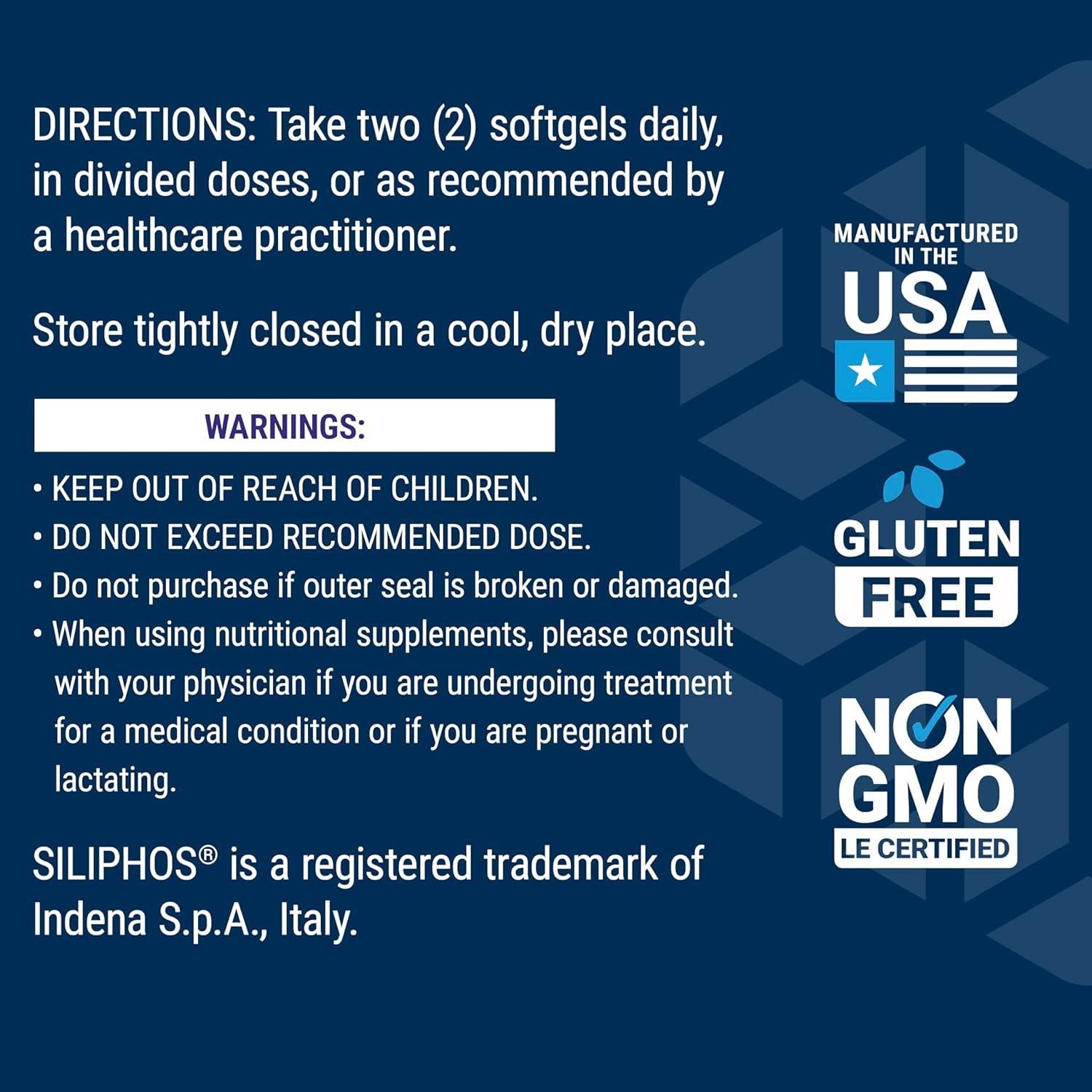 Suplemento Cardo Mariano Avanzado Extensión de Vida 60 gelatinas