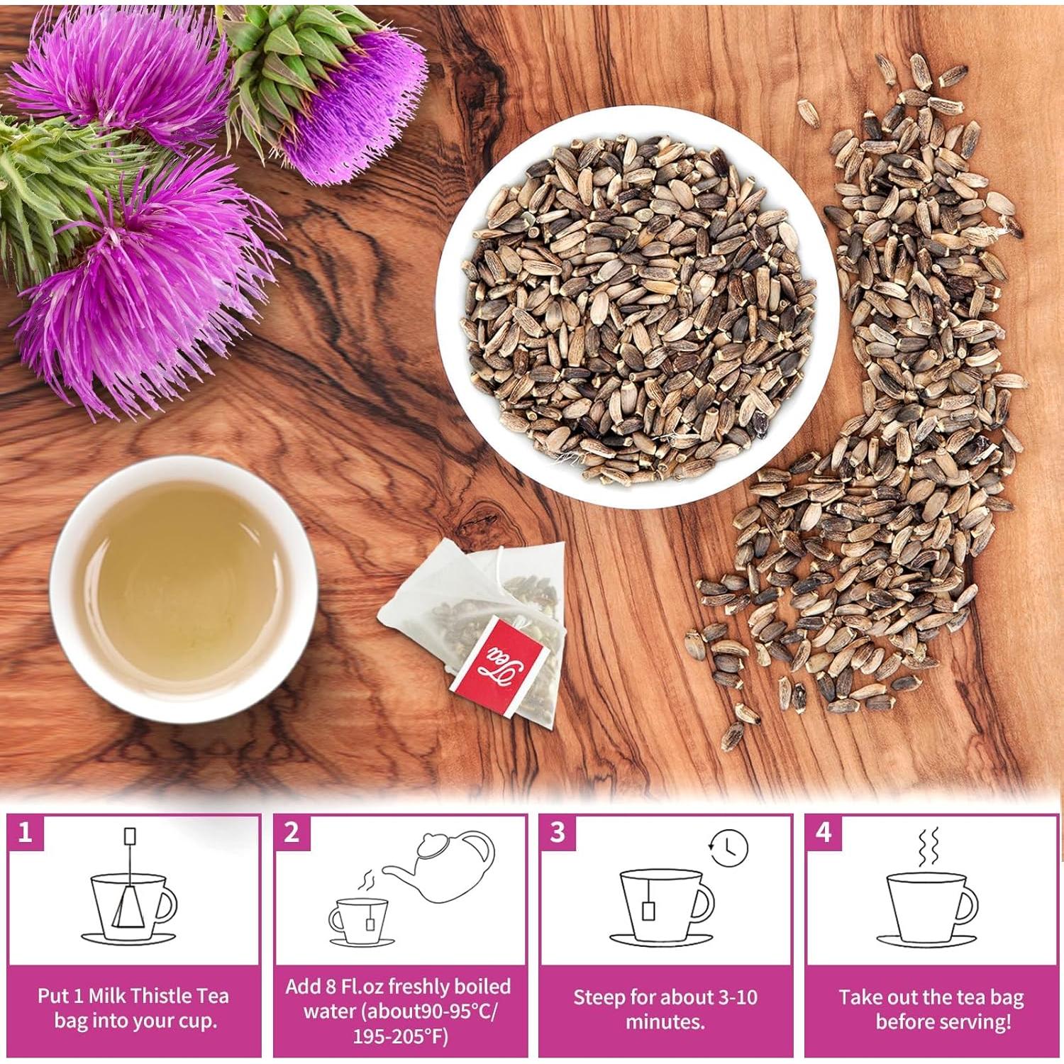 Té Herbal de Cardo Lechero Tempoak - 60 Bolsitas 181 g