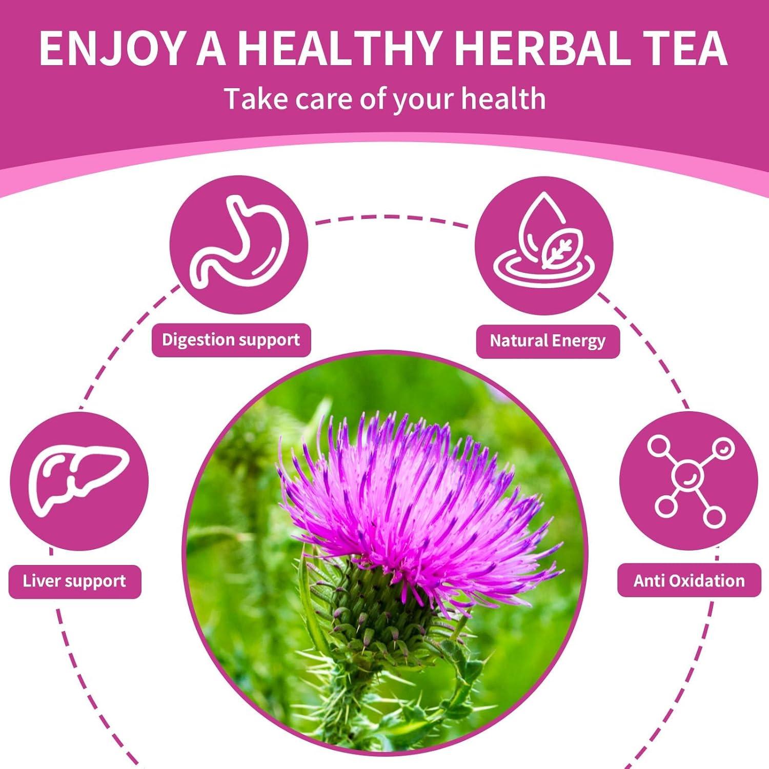 Té Herbal de Cardo Lechero Tempoak - 60 Bolsitas 181 g