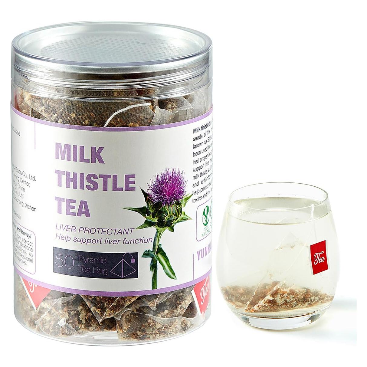 50 Bolsitas de Té de Cardo Lechoso Thorne - Desintoxicación