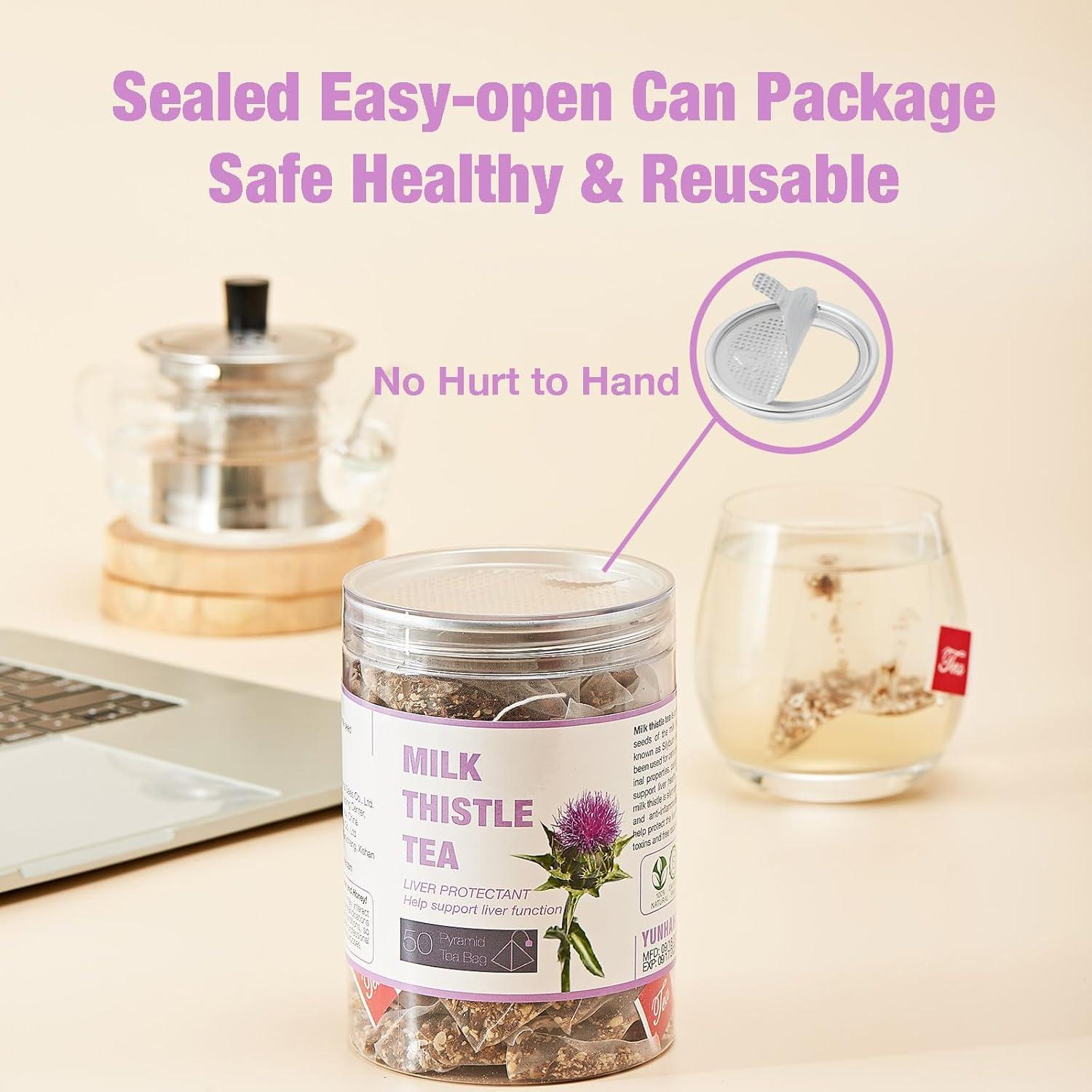 50 Bolsitas de Té de Cardo Lechoso Thorne - Desintoxicación