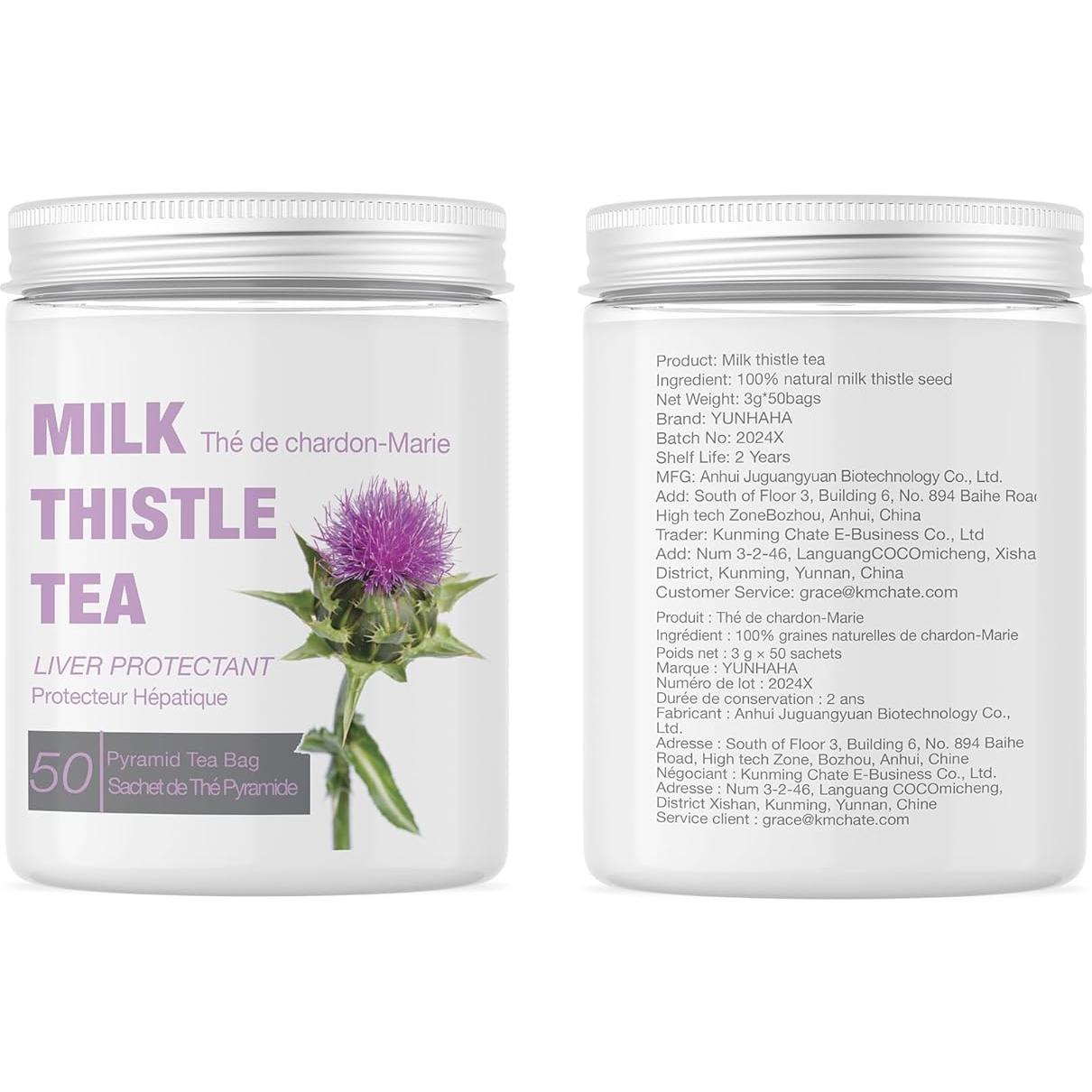 50 Bolsitas de Té de Cardo Lechoso Thorne - Desintoxicación