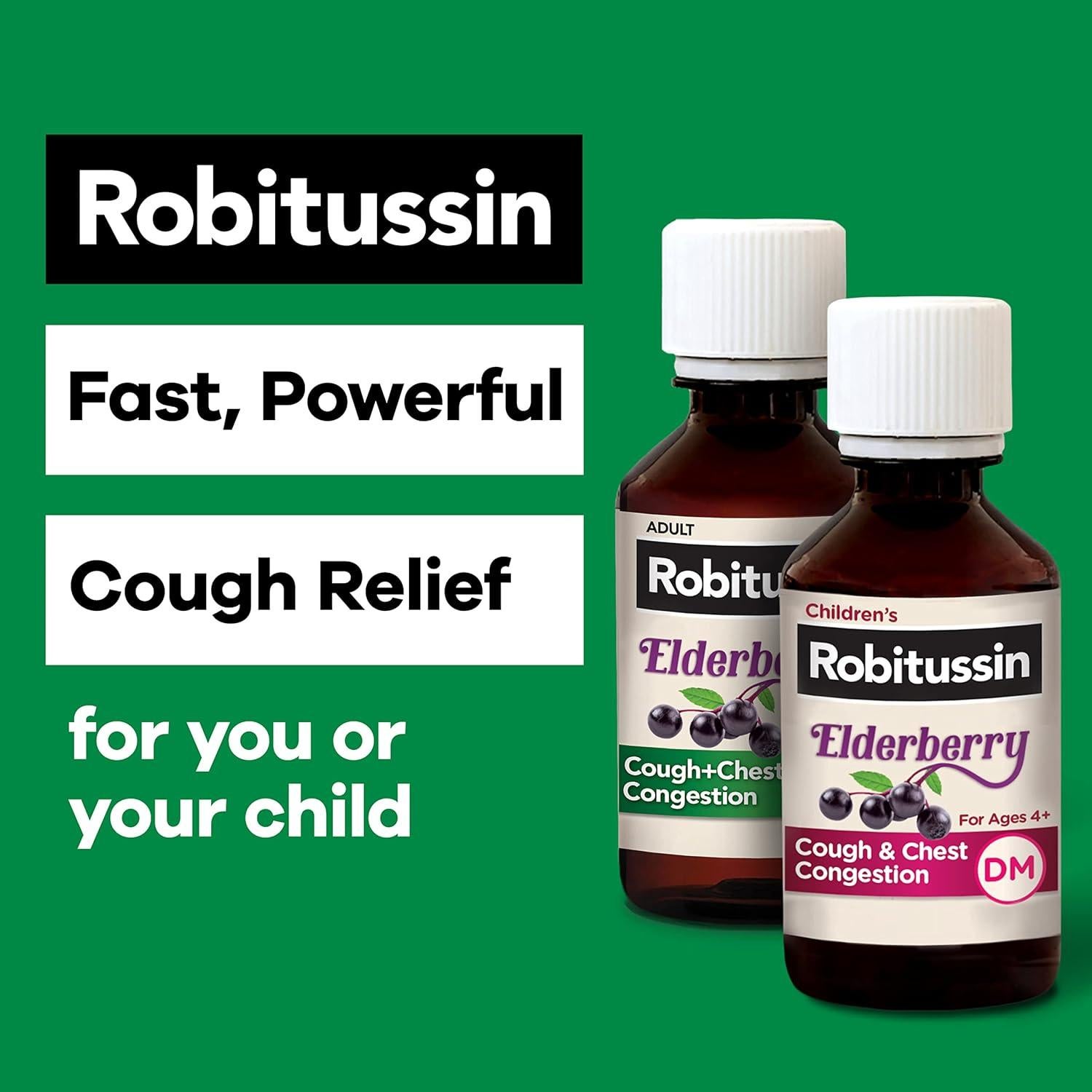 Robitussin Sirope de Saúco 236.6 mL - Supresor de Tos Adultos