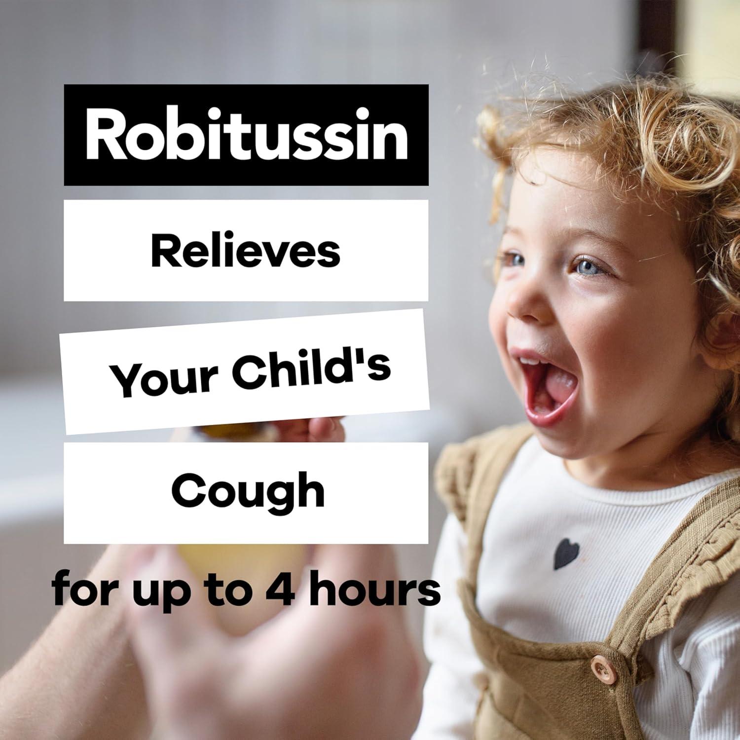 Robitussin Jarabe para la Tos Infantil 118 ml - Alivio Congestión
