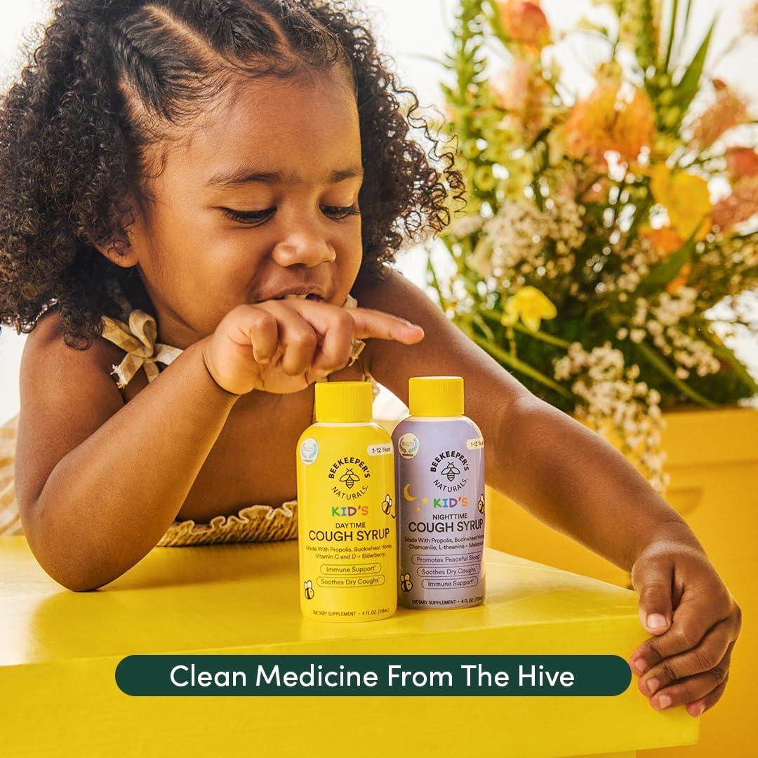 Jarabe para la tos Beekeeper's Naturals 113.4 g - Niños, Natural