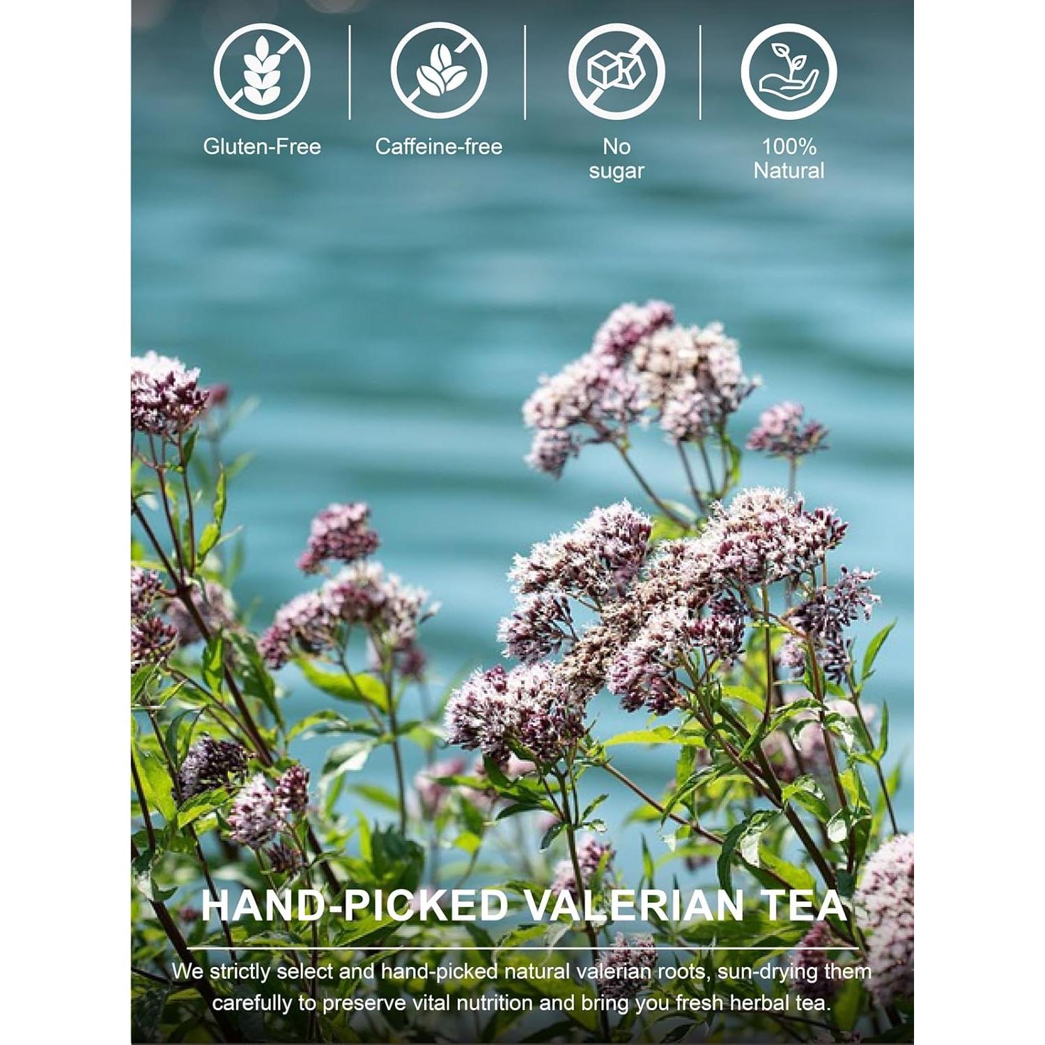 Té de Raíz de Valeriana TeeLux 454g - Sin Cafeína, Natural