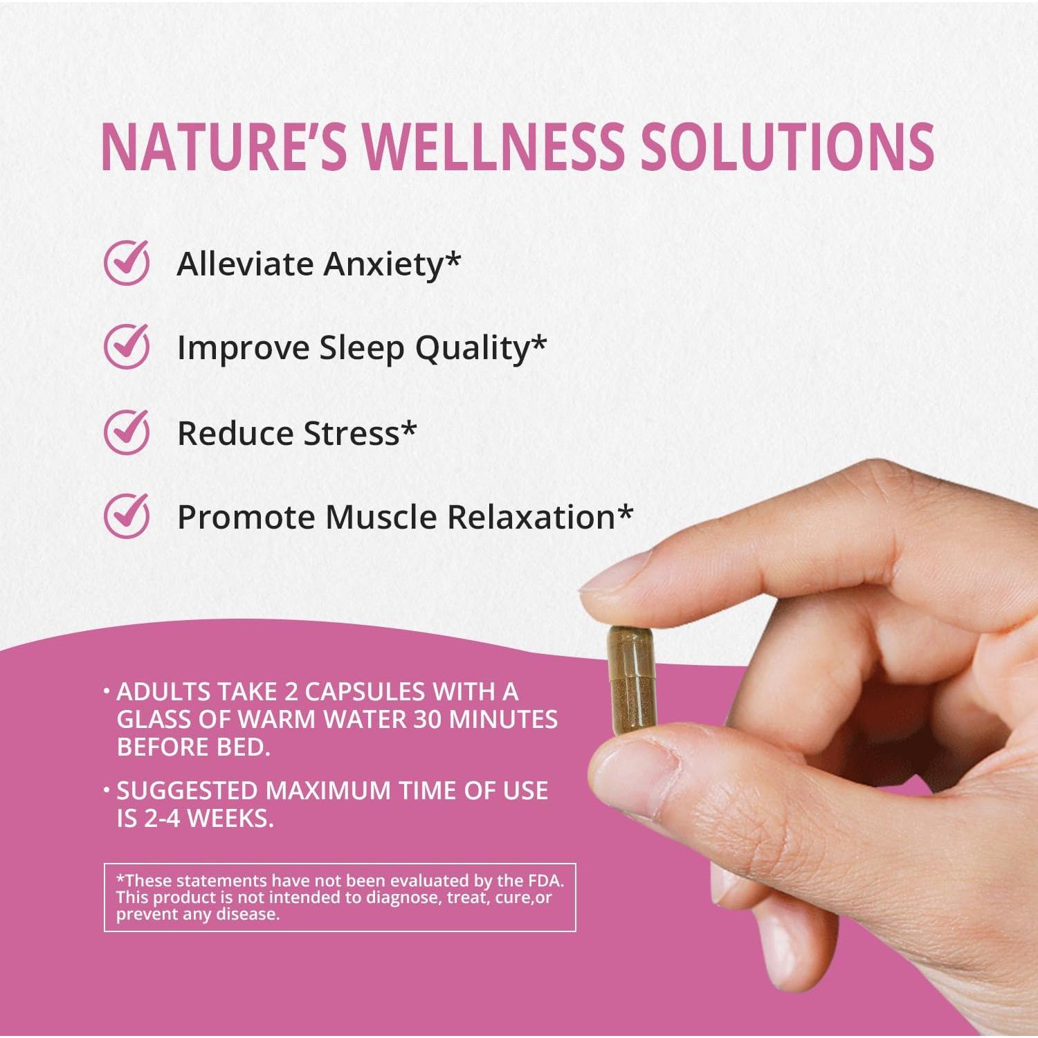 Cápsulas de raíz de valeriana NatureBulk 10000mg - 120 unidades