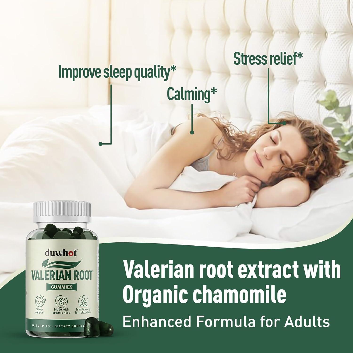 Gomitas de Raíz de Valeriana Orgánica Newtrisland 120 Unidades