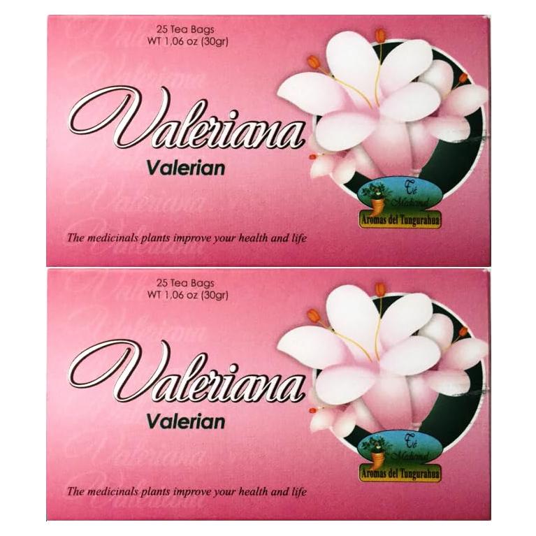 Té de Valeriana 100% Natural FabSaa - 50 Bolsas
