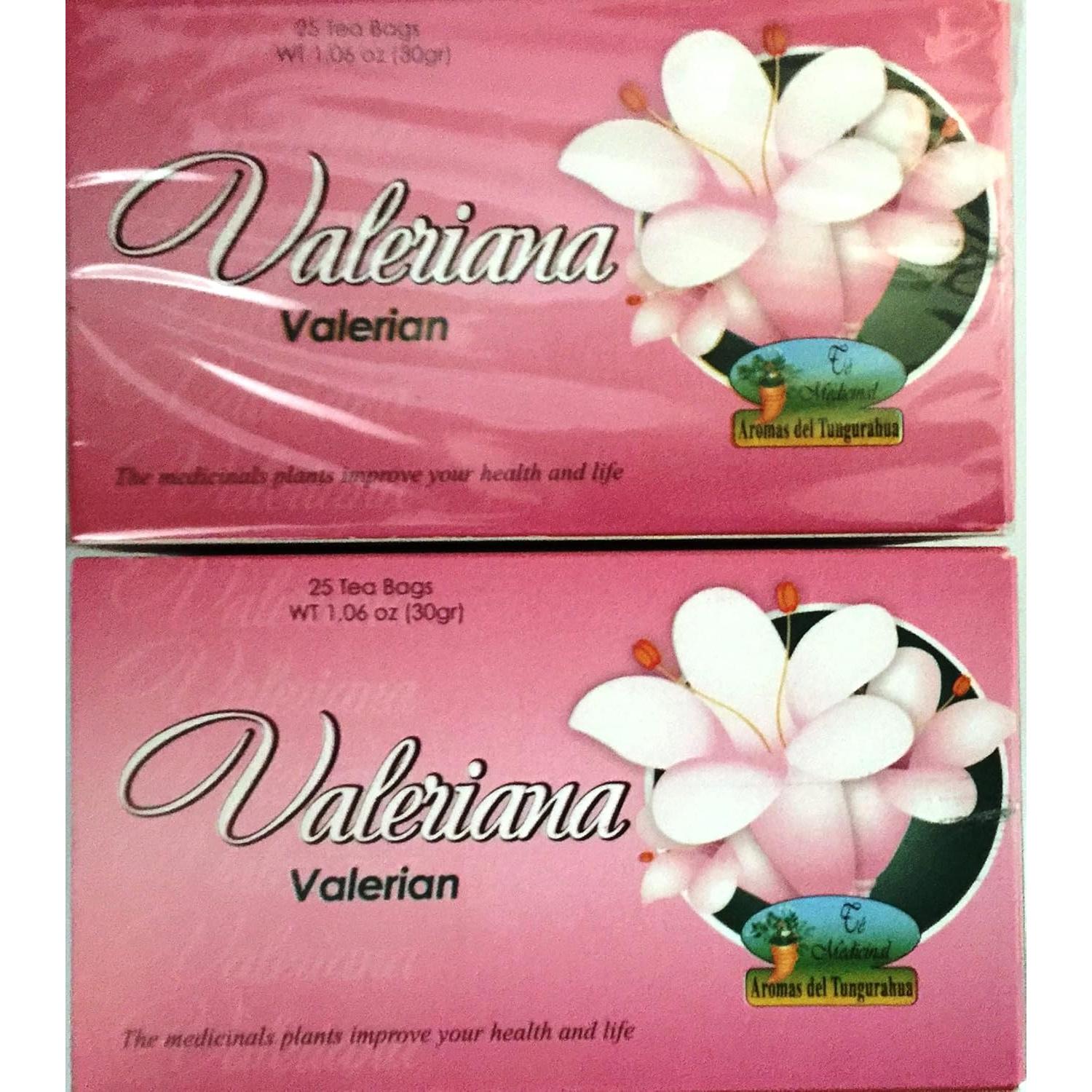 Té de Valeriana 100% Natural FabSaa - 50 Bolsas