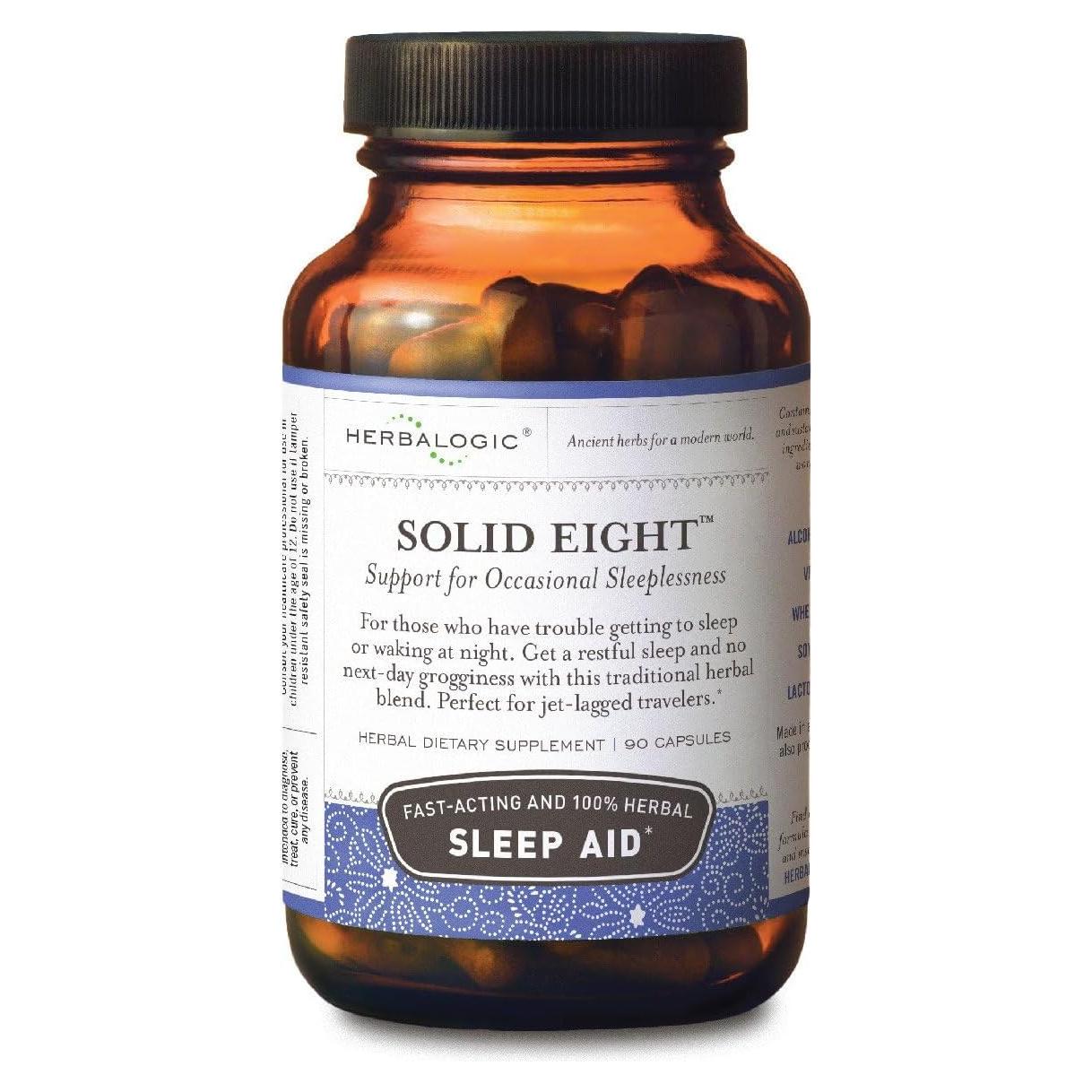 Cápsulas de Hierbas Solid Eight - Sueño Profundo 90 Unidades