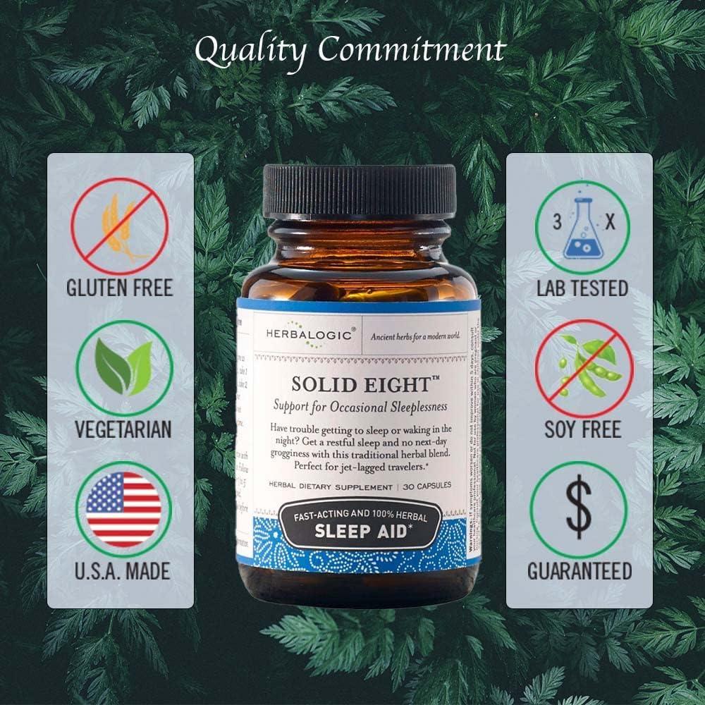 Cápsulas de Hierbas Solid Eight - Sueño Profundo 90 Unidades