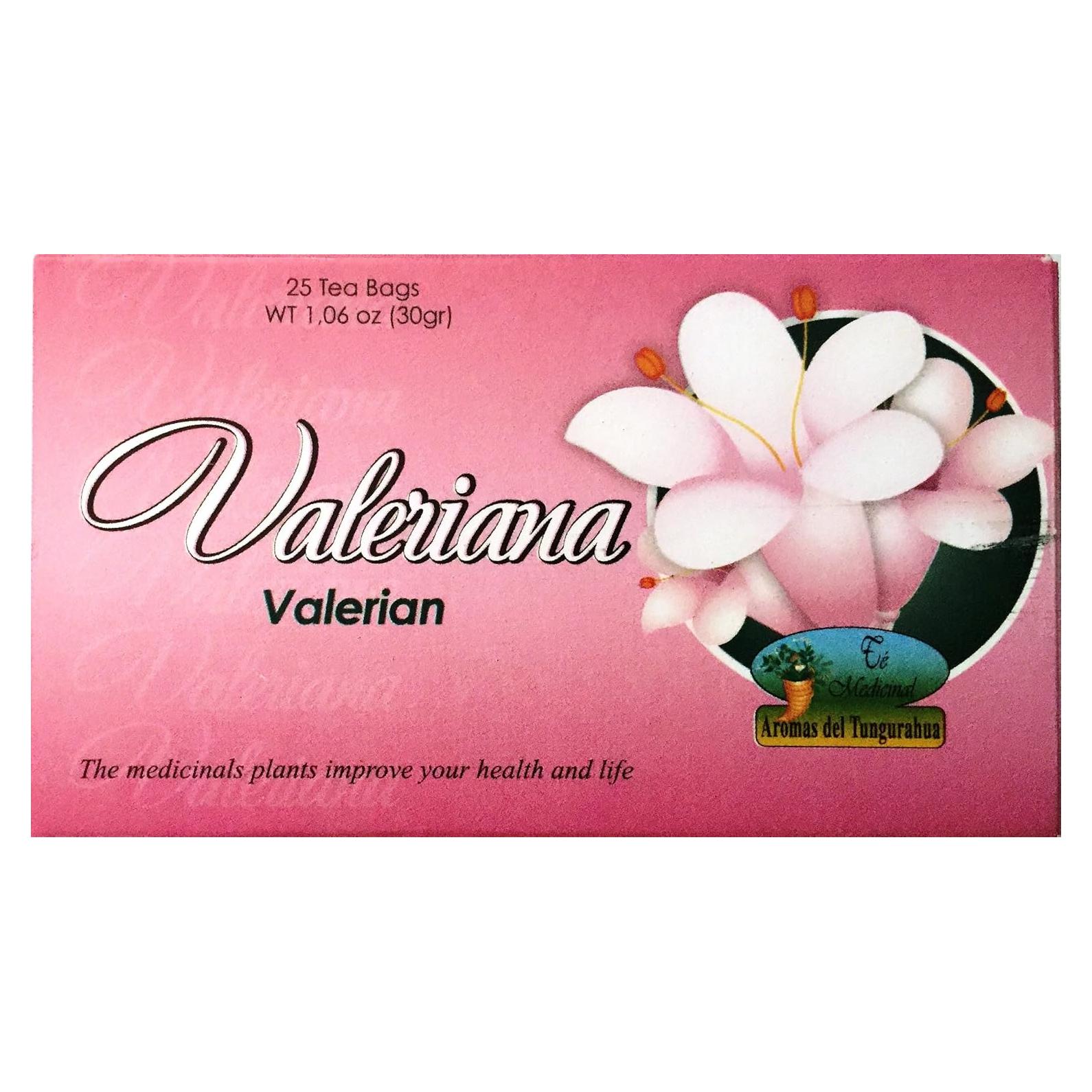 Té de Valeriana 100% Natural - 25 Bolsitas - Infusión Calmante